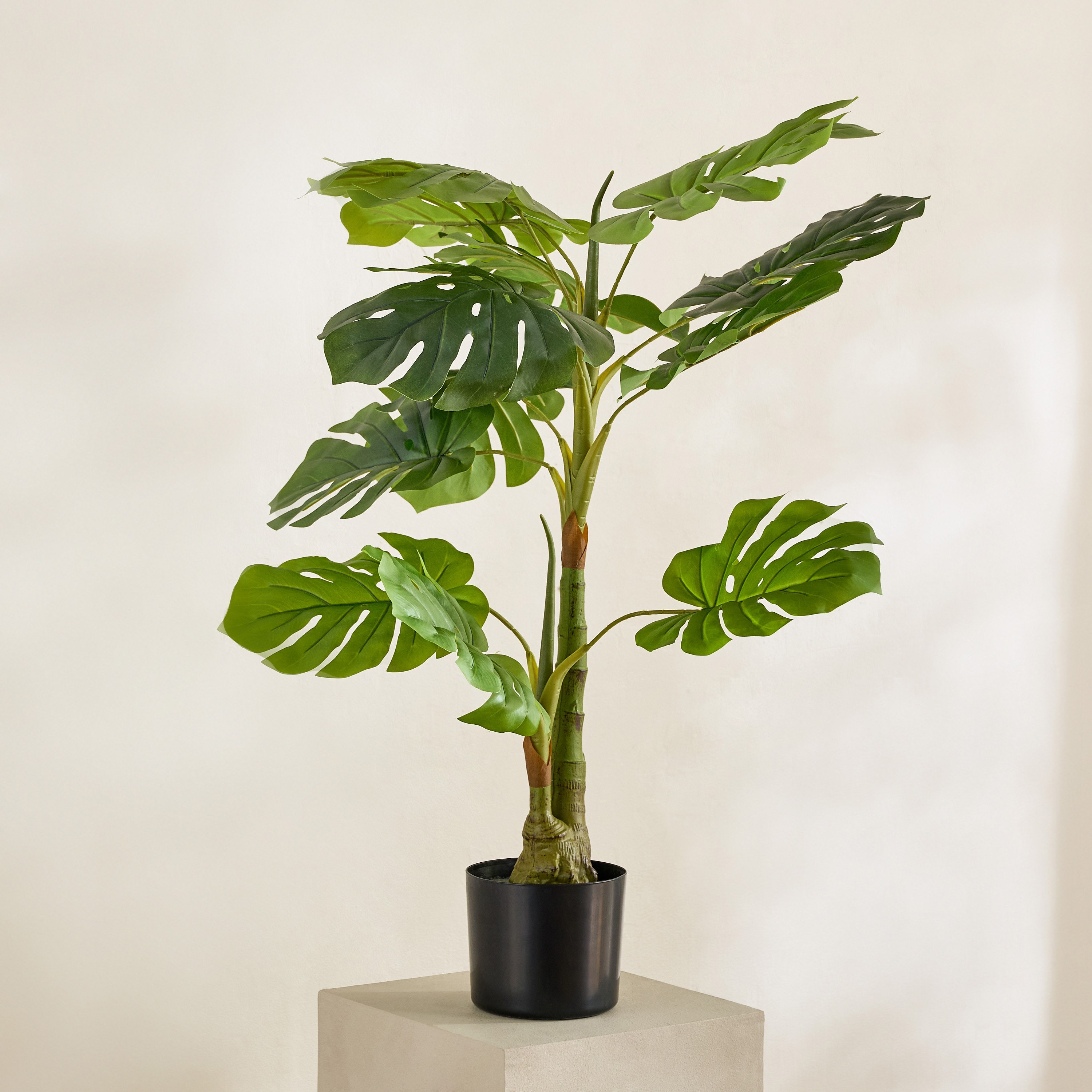 Evergreen Artificial Monstera Potted Plant - 90 cm-hbxdecorandfurnishings-homeaccessories-artificialflowersandplants-image-1