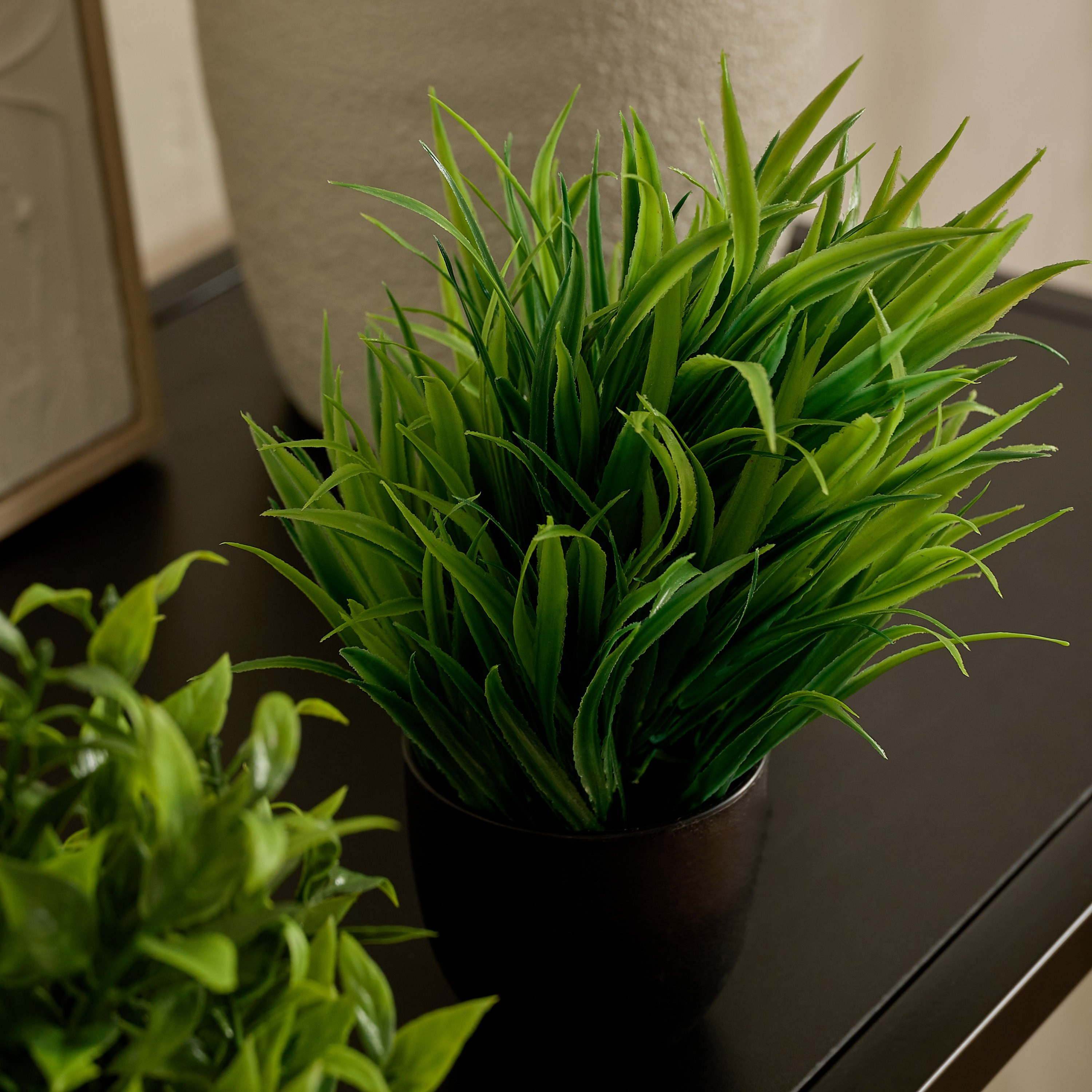 نبتة عصارية صناعية صغيرة من إيفرجرين - مجموعة من 4 قطع-hbxdecorandfurnishings-homeaccessories-artificialflowersandplants-image-3