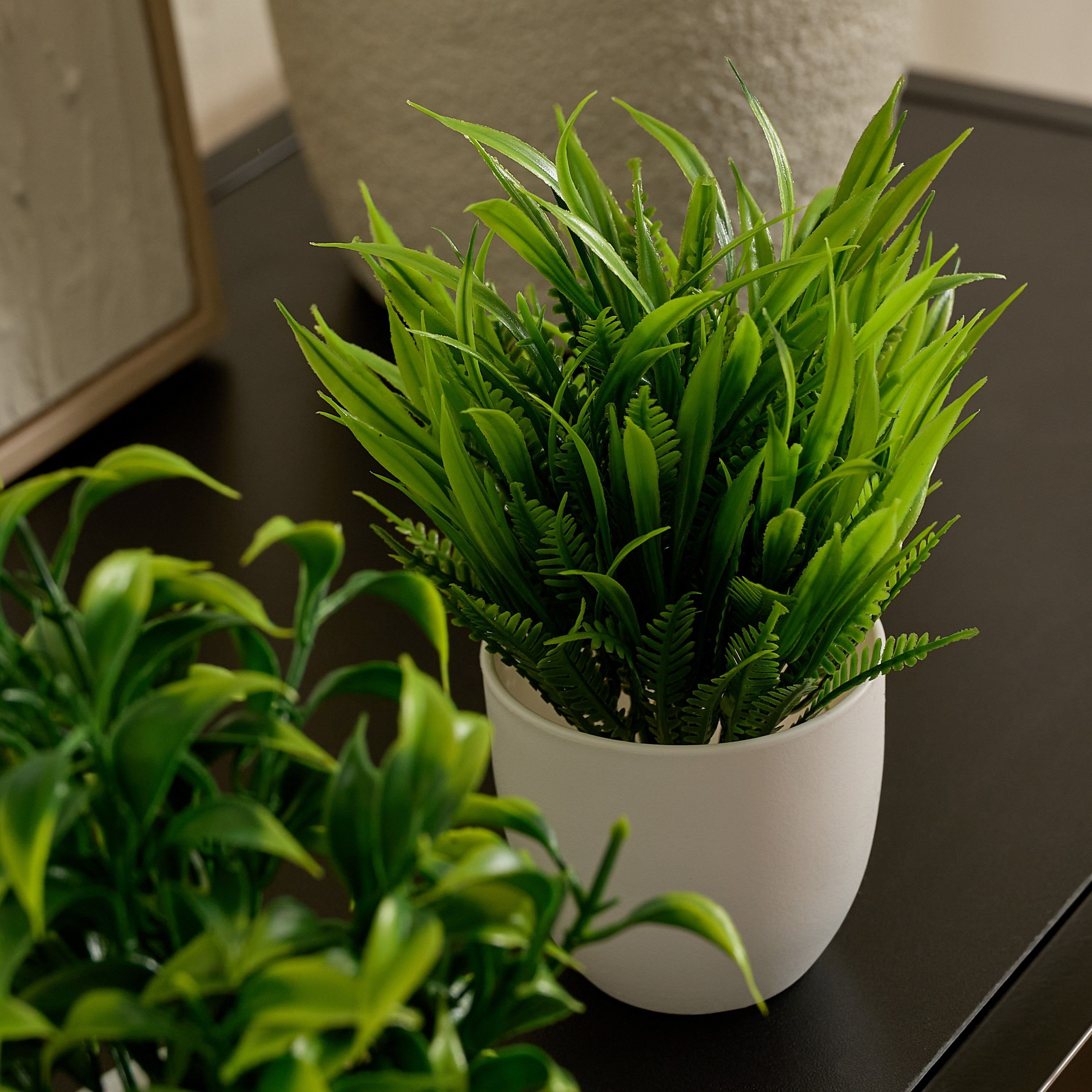 نباتات عصاري صناعية صغيرة من إيفرجرين - طقم 4 قطع-hbxdecorandfurnishings-homeaccessories-artificialflowersandplants-image-3