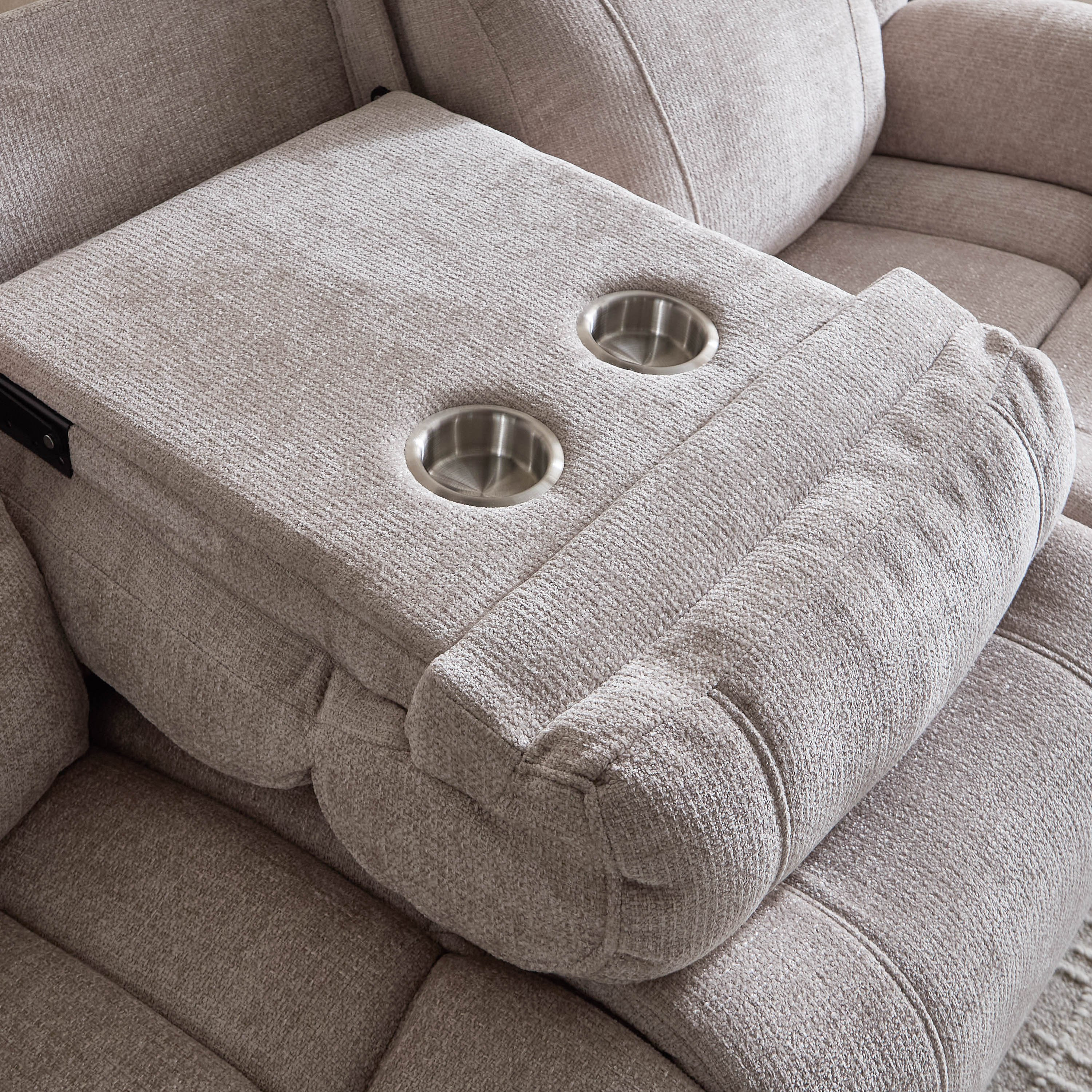 Nova 3-Seater Fabric Electric Recliner with Dropdown and 2 Cup Holders-hbxlivingroom-sofasandarmchairs-sofas-image-9