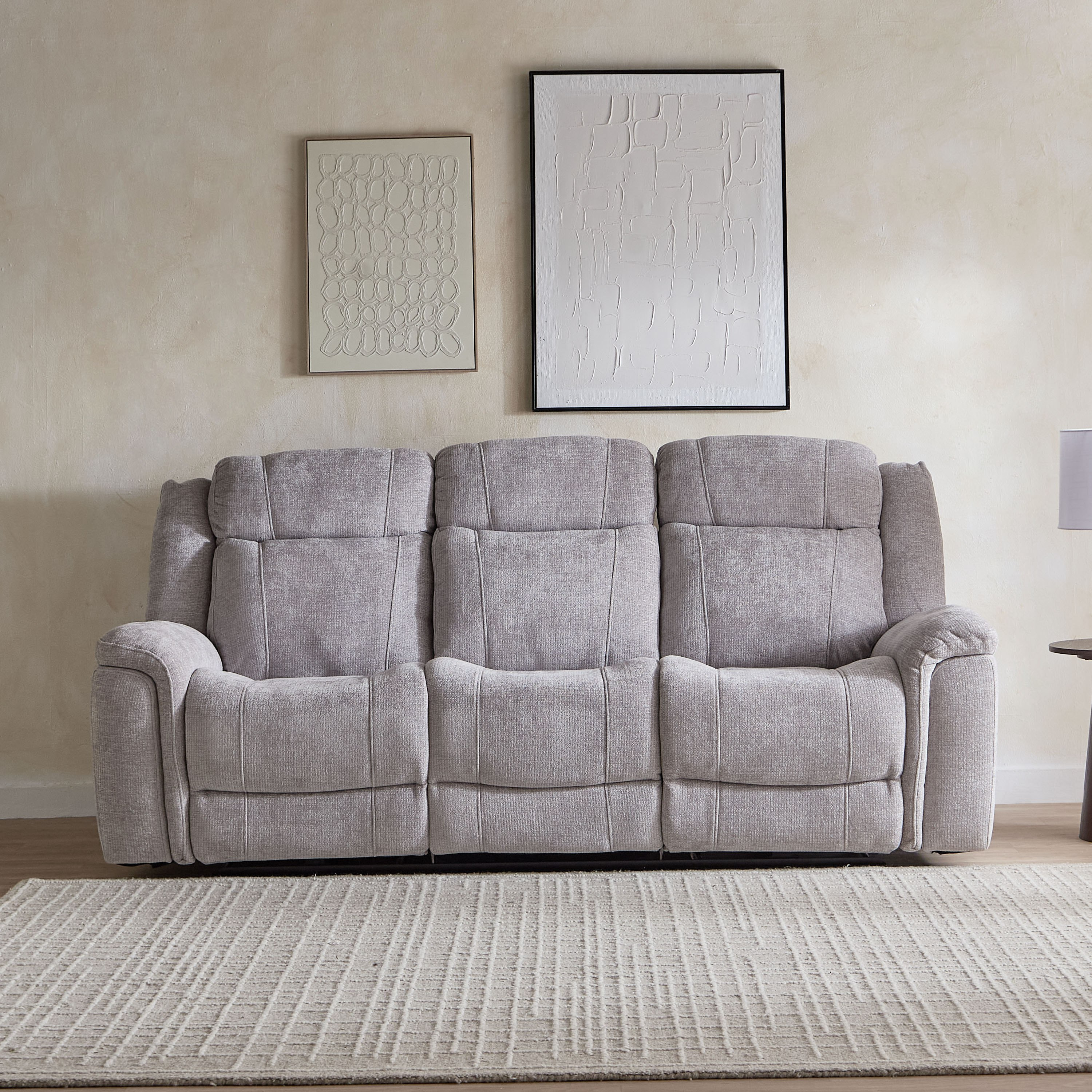 Nova 3-Seater Fabric Electric Recliner with Dropdown and 2 Cup Holders-hbxlivingroom-sofasandarmchairs-sofas-image-5