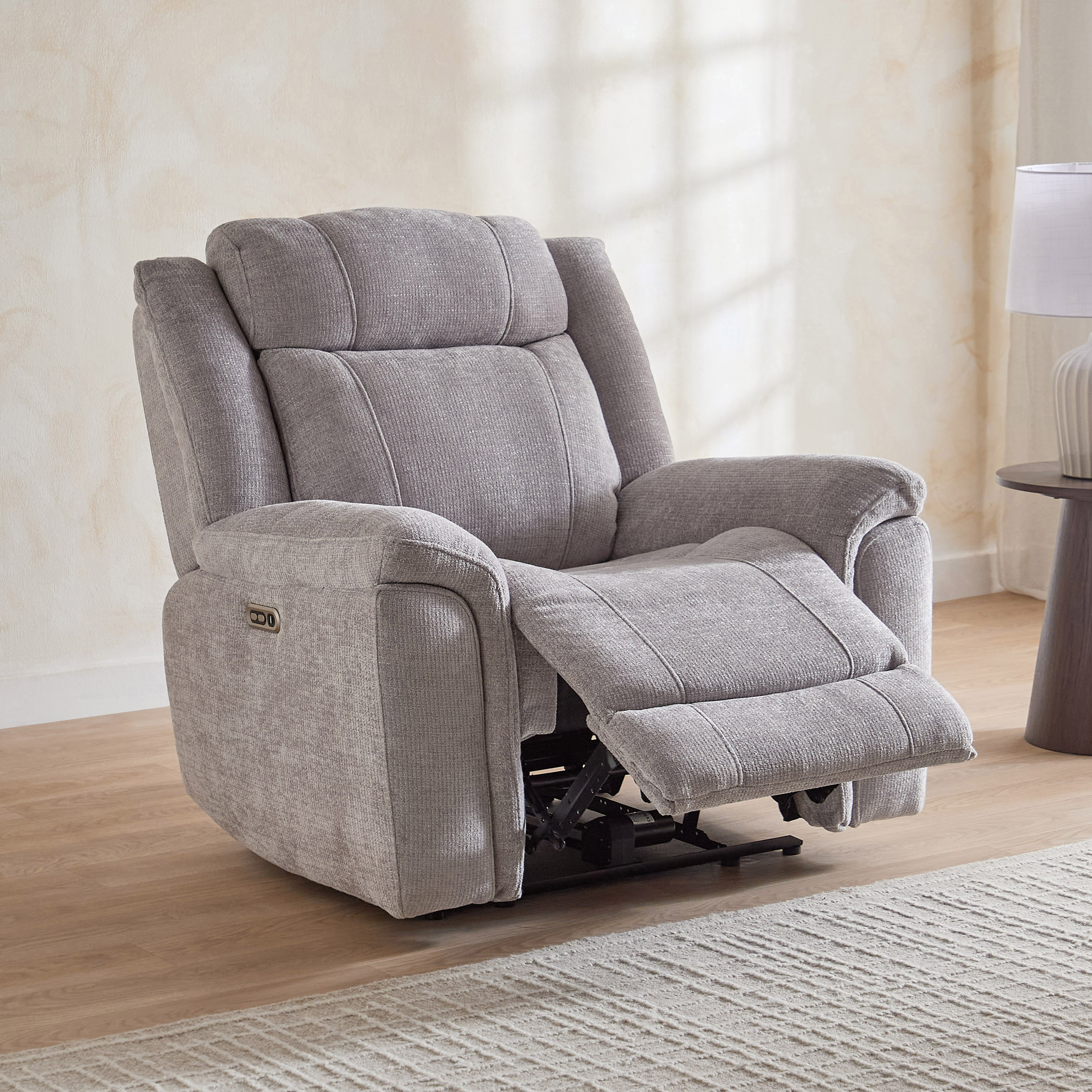 Nova Fabric Electric Power Recliner Armchair-hbxfurniture-livingroom-sofasandsofasets-image-2