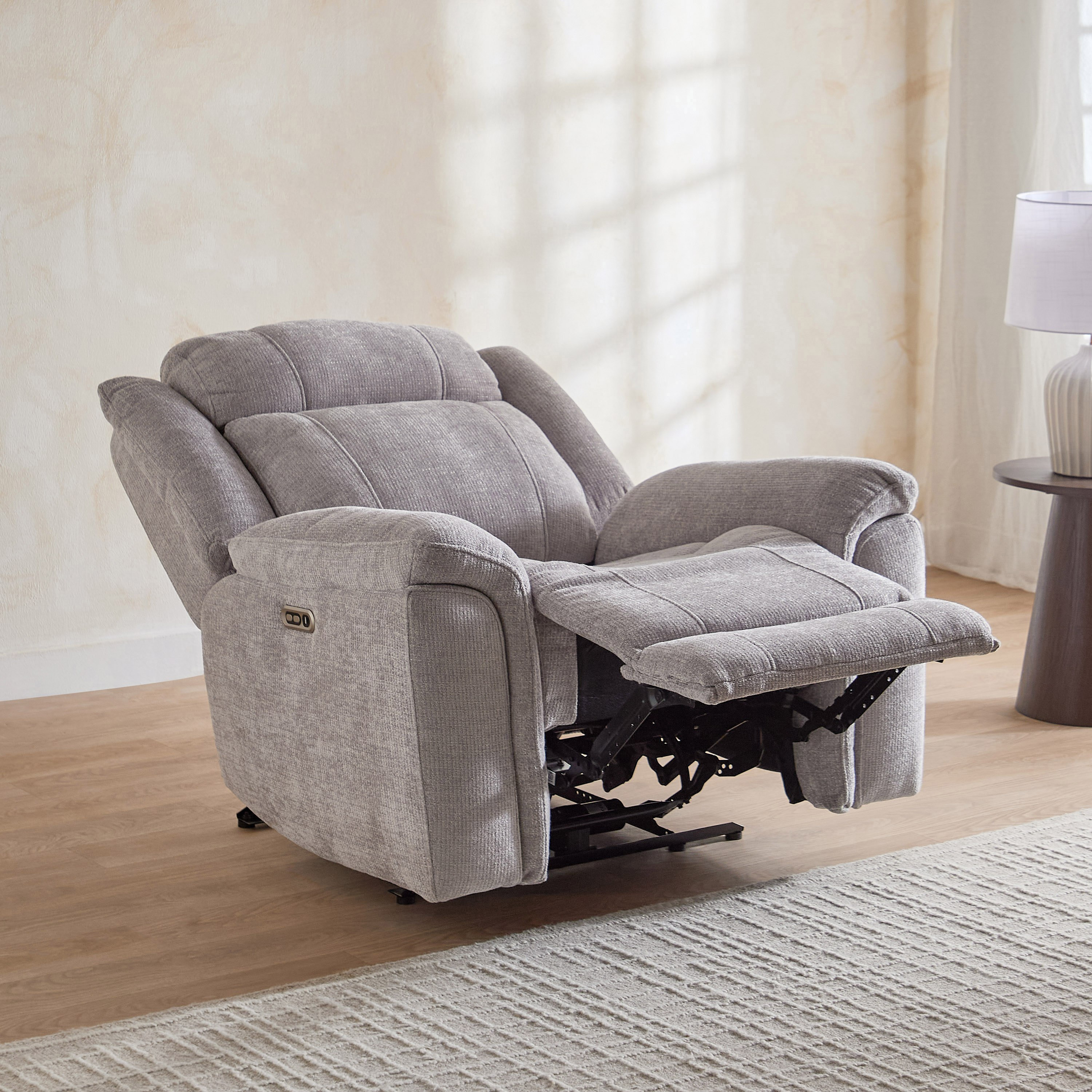 Nova Fabric Electric Power Recliner Armchair-hbxfurniture-livingroom-sofasandsofasets-image-3
