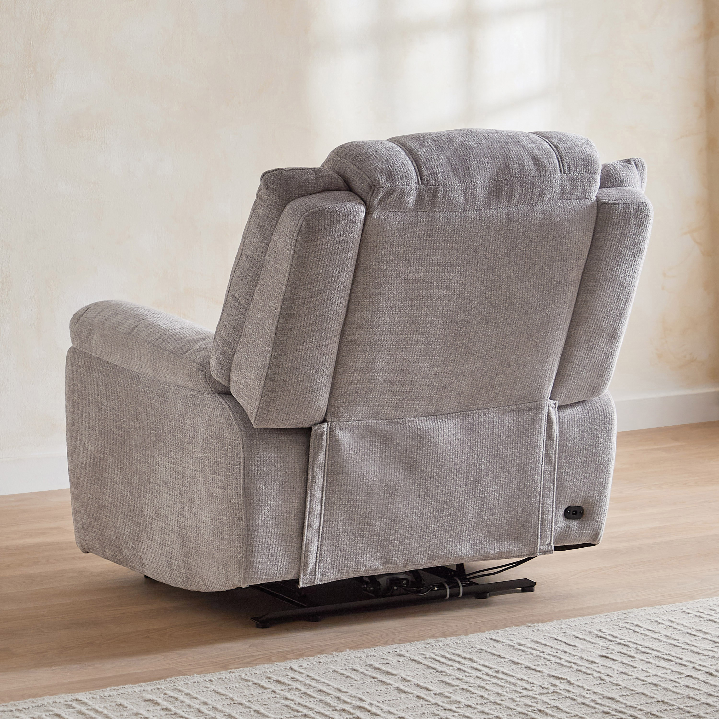 Nova Fabric Electric Power Recliner Armchair-hbxfurniture-livingroom-sofasandsofasets-image-5