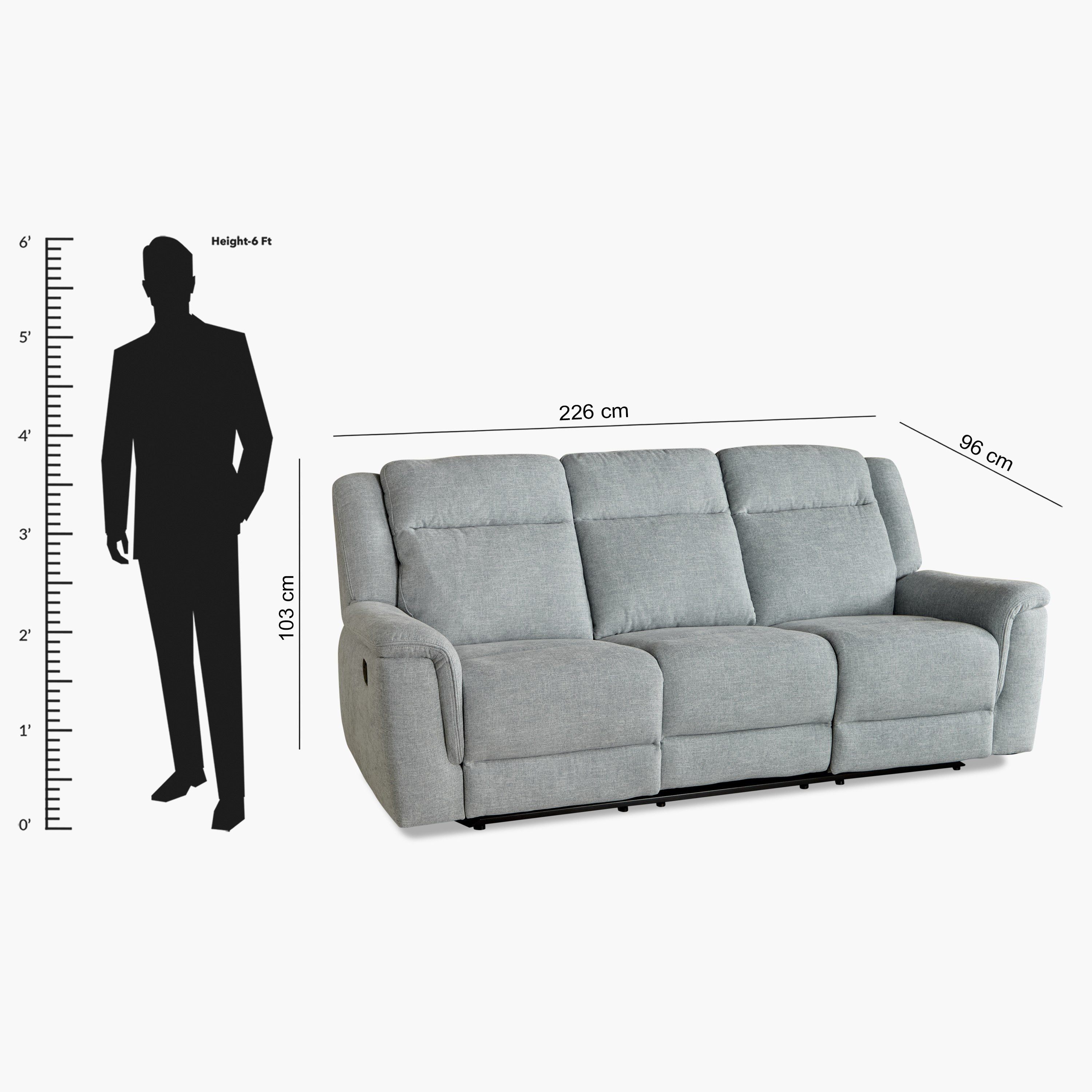 Brunswick 3-Seater Fabric Recliner with Dropdown and 2 Cup Holders-hbxlivingroom-sofasandarmchairs-sofas-image-14