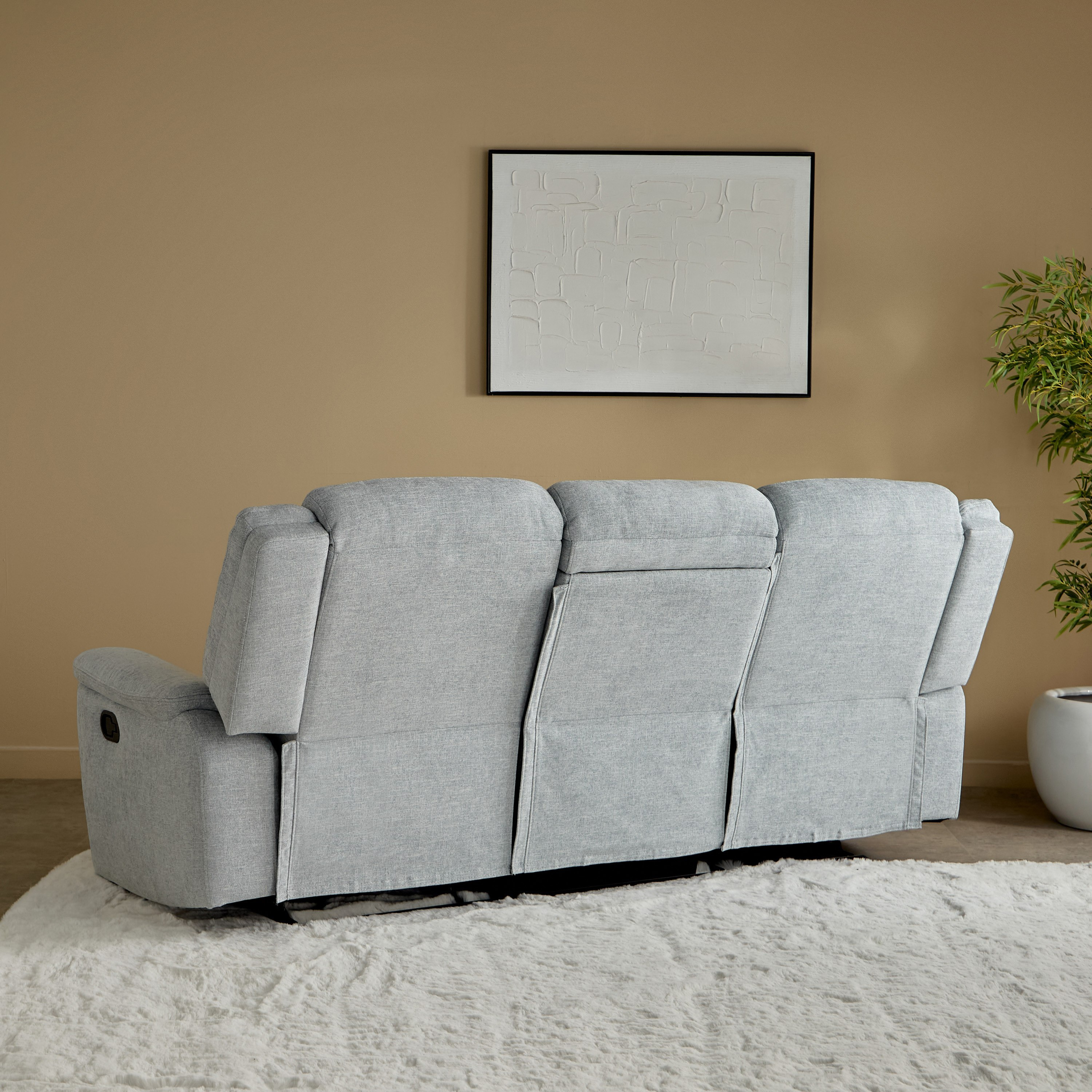 Brunswick 3-Seater Fabric Recliner with Dropdown and 2 Cup Holders-hbxlivingroom-sofasandarmchairs-sofas-image-6