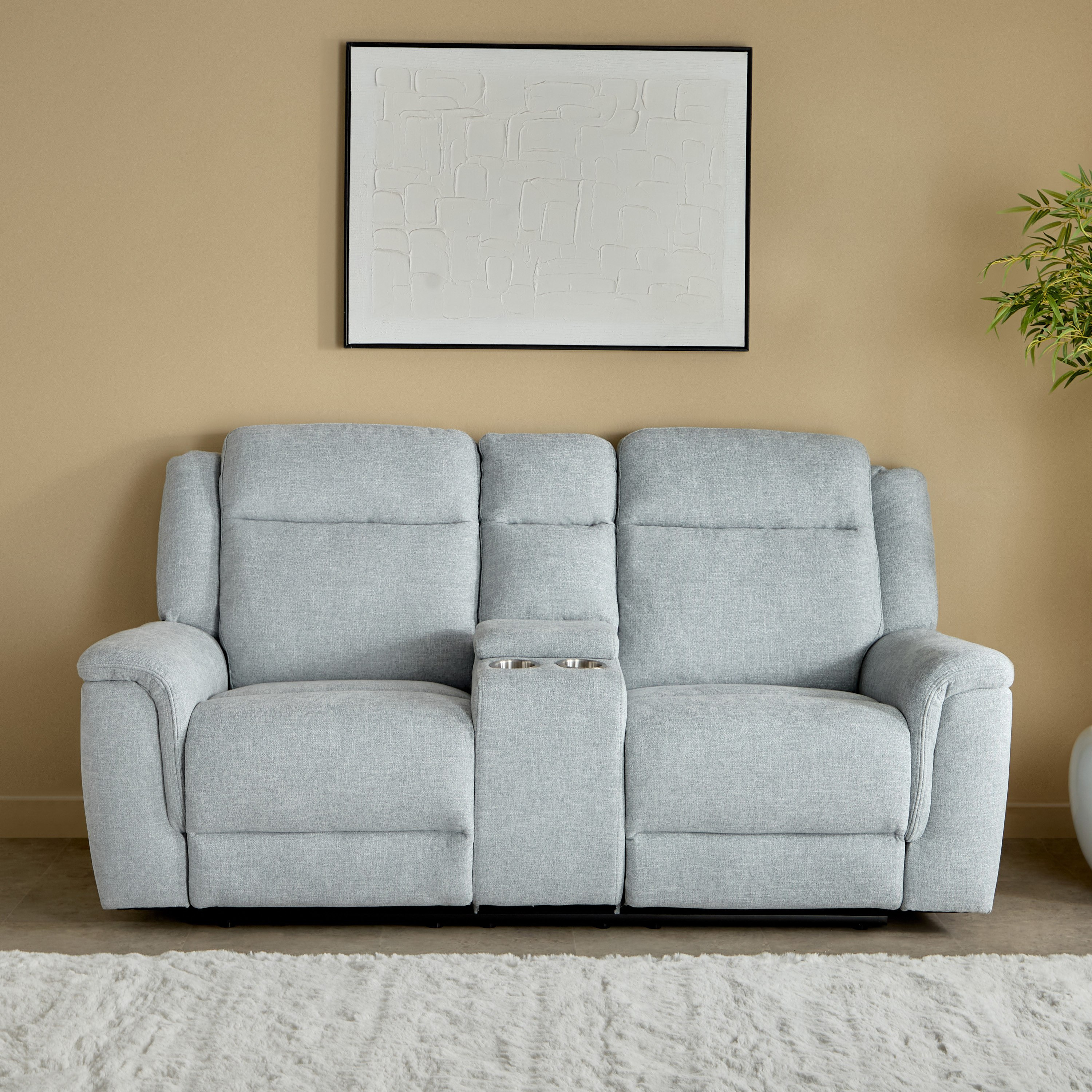 Brunswick 2-Seater Storage Console Fabric Recliner with 2 Cup Holders-hbxlivingroom-sofasandarmchairs-sofas-image-4