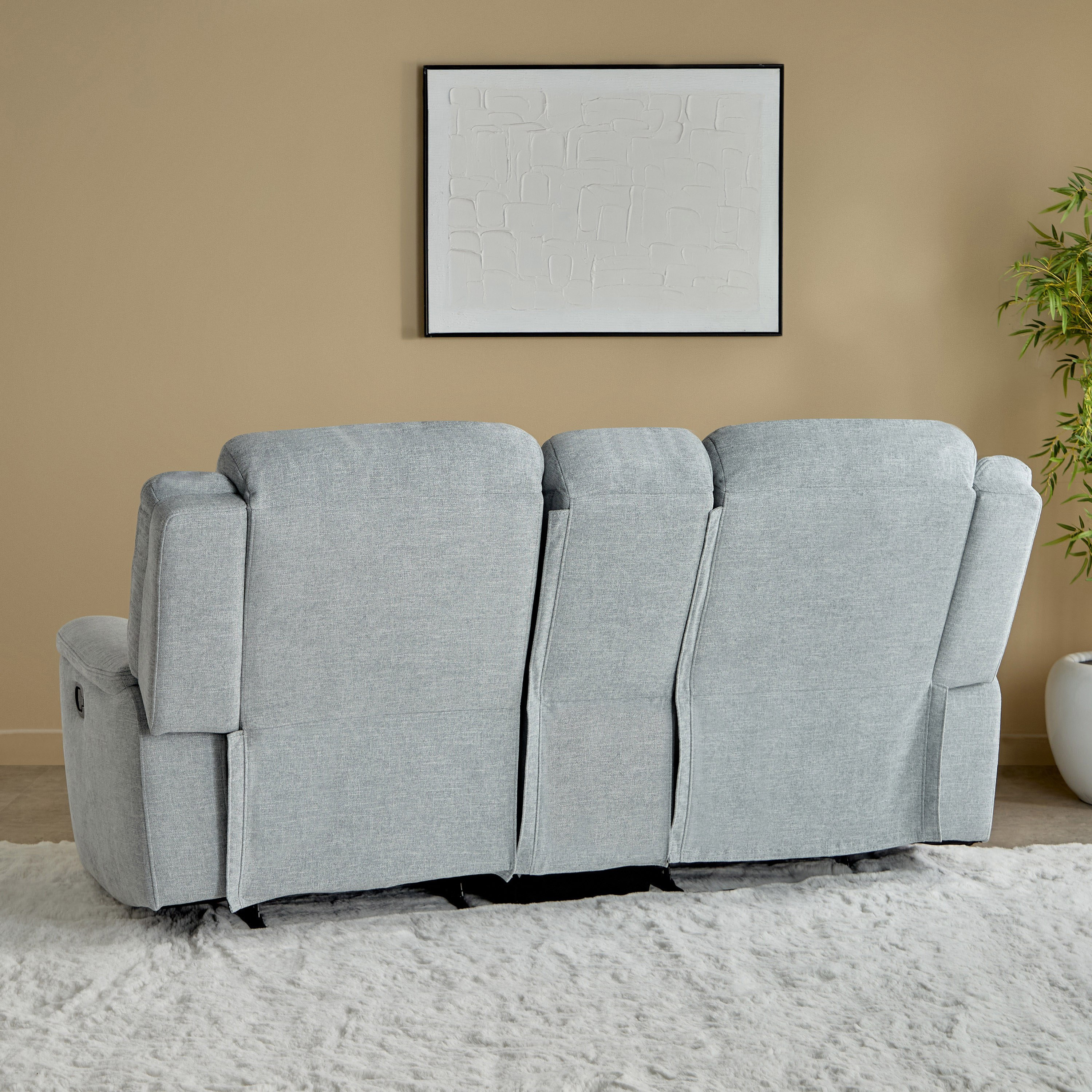 Brunswick 2-Seater Storage Console Fabric Recliner with 2 Cup Holders-hbxlivingroom-sofasandarmchairs-sofas-image-5