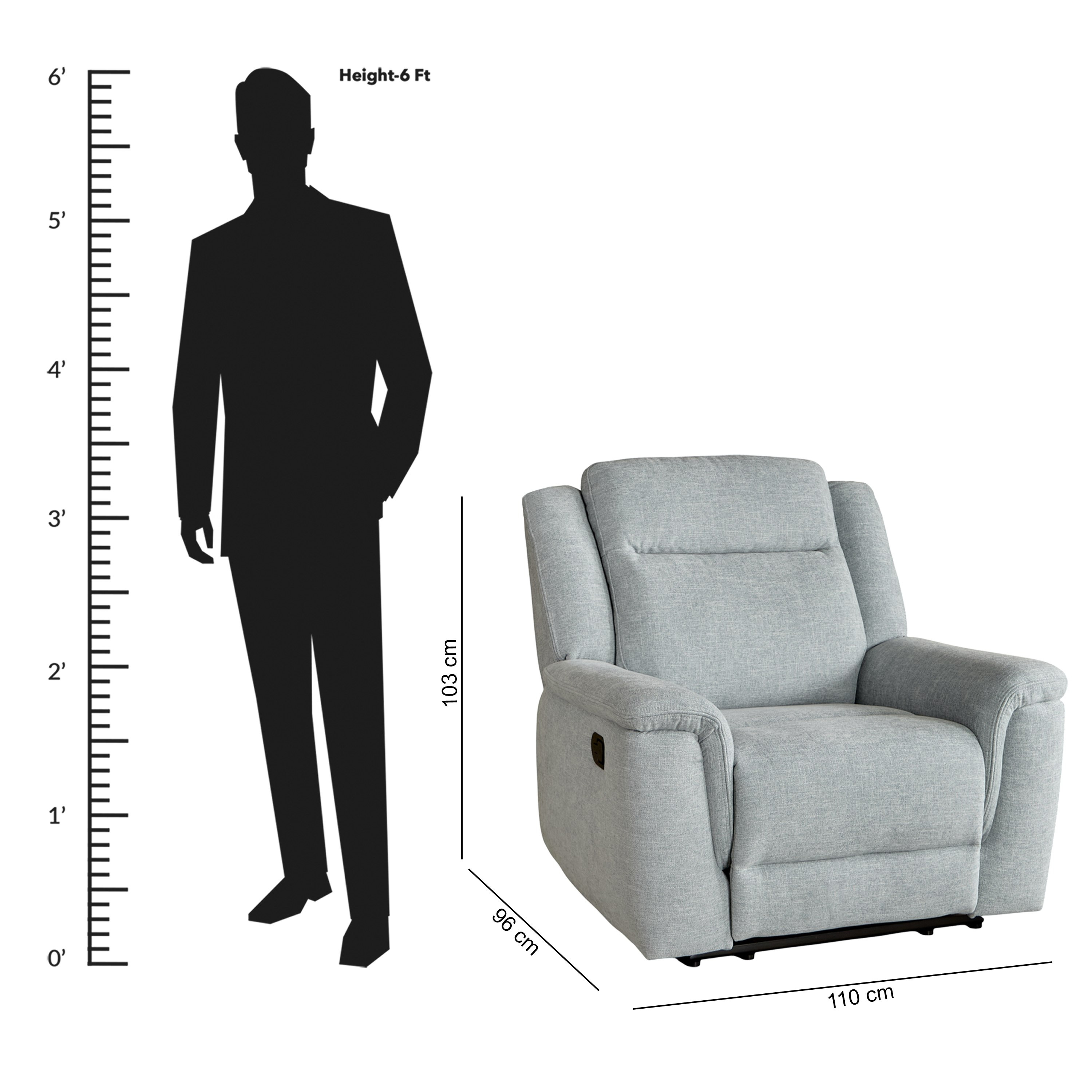 Brunswick Fabric Armchair Recliner-hbxfurniture-livingroom-sofasandsofasets-image-12
