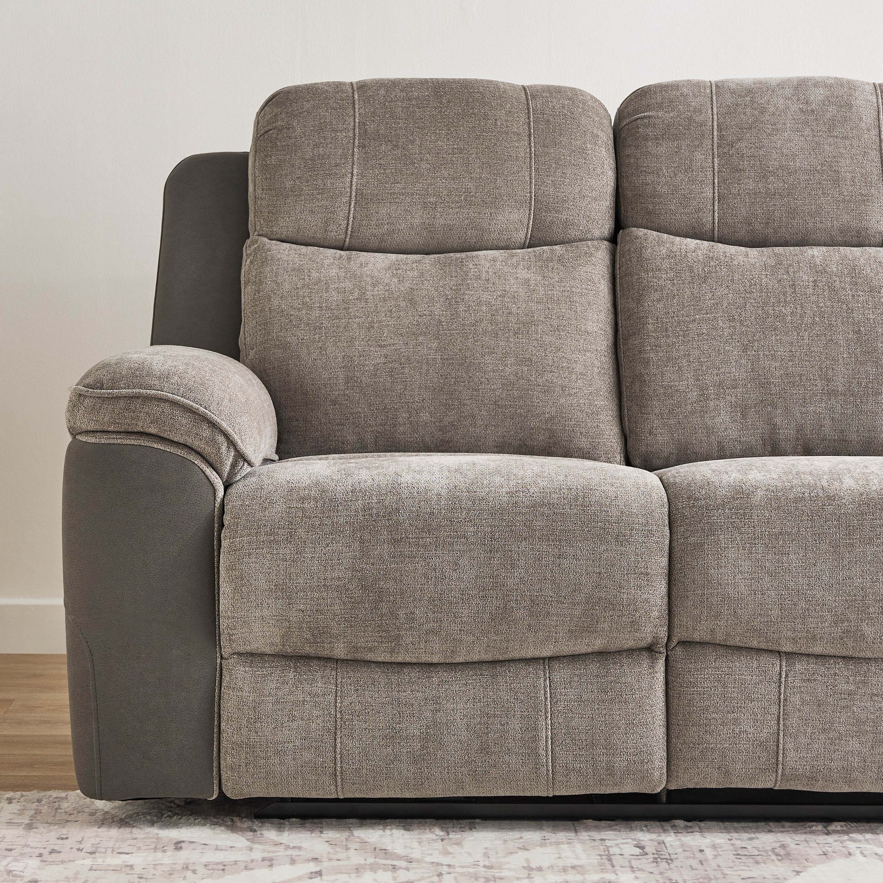 Kingston 3-Seater Electric Power Fabric Recliner with Dropdown and 2 Cup holders-hbxlivingroom-sofasandarmchairs-sofas-image-6
