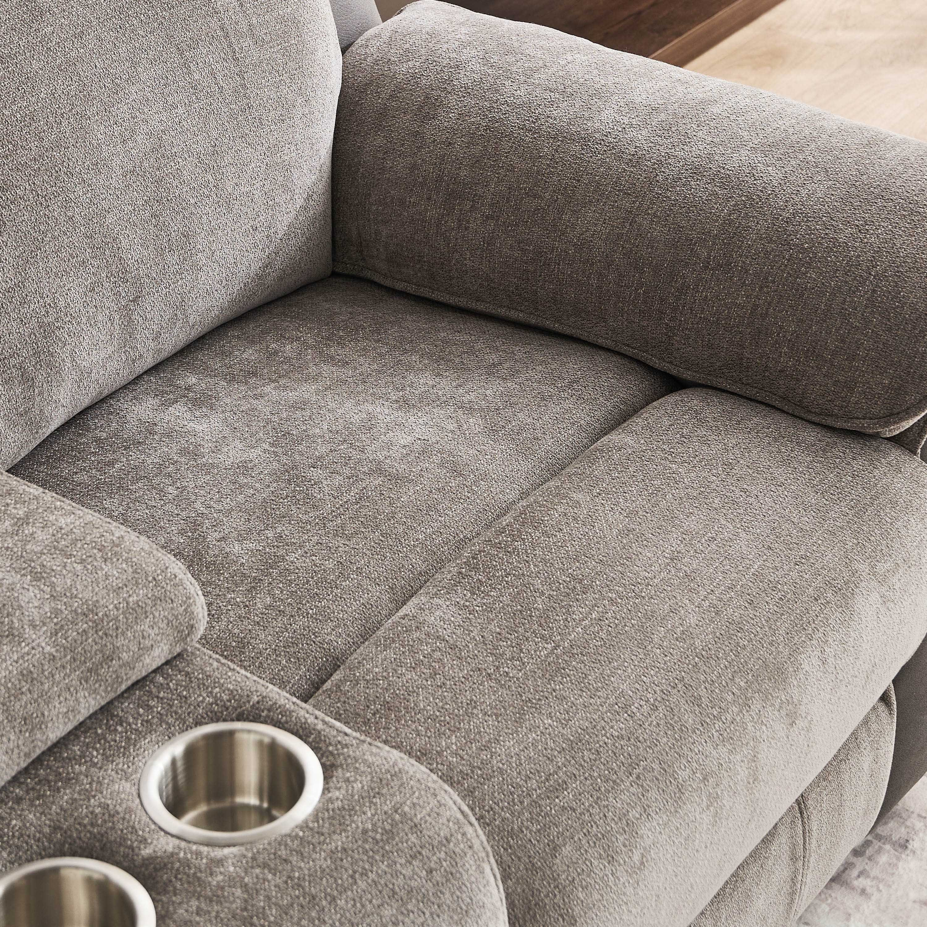 Kingston 2-Seater Storage Console Power Fabric Recliner with 2 Cup Holders and USB C Type Charging-hbxlivingroom-sofasandarmchairs-sofas-image-7