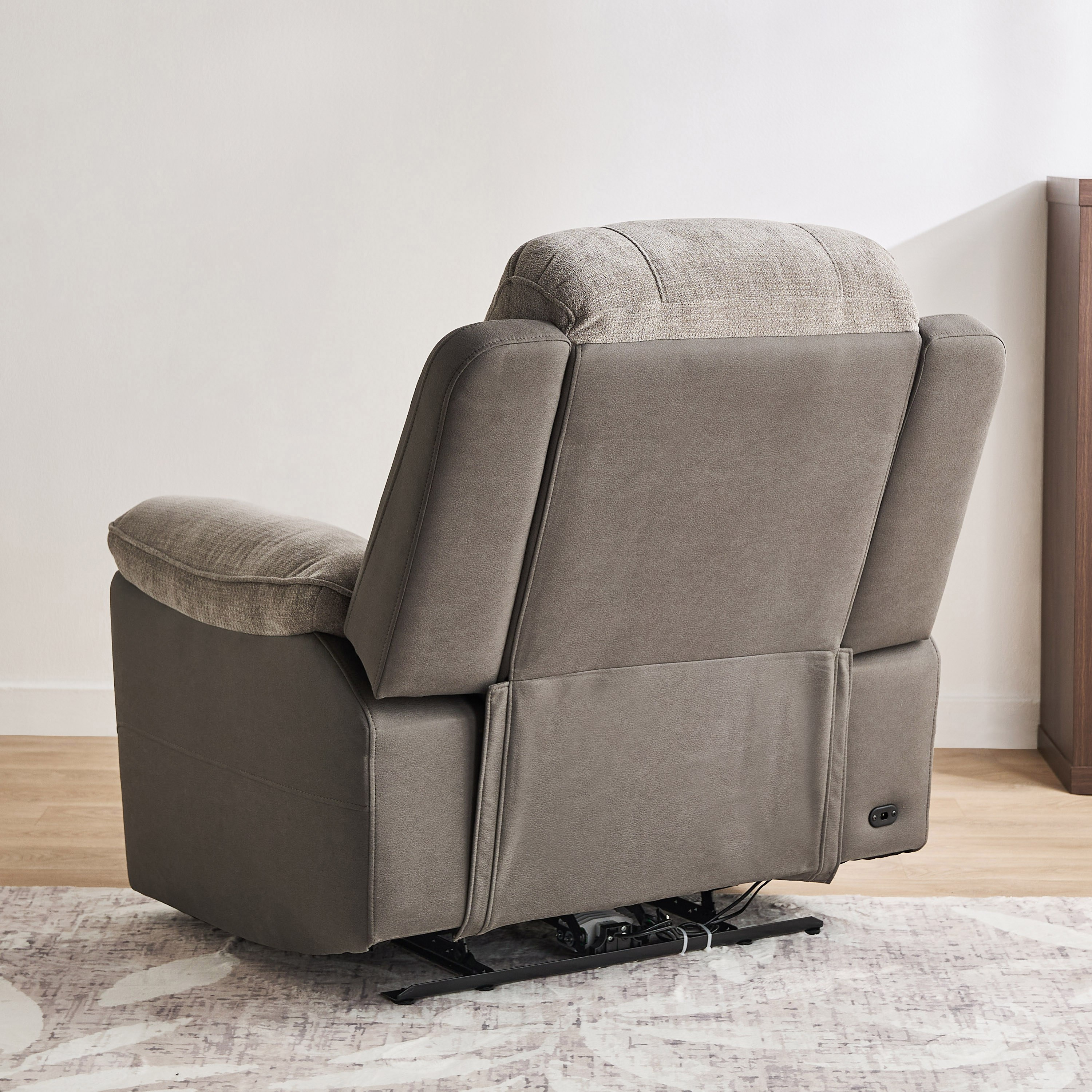 Kingston Armchair Electric Power Fabric Recliner-hbxfurniture-livingroom-sofasandsofasets-image-5