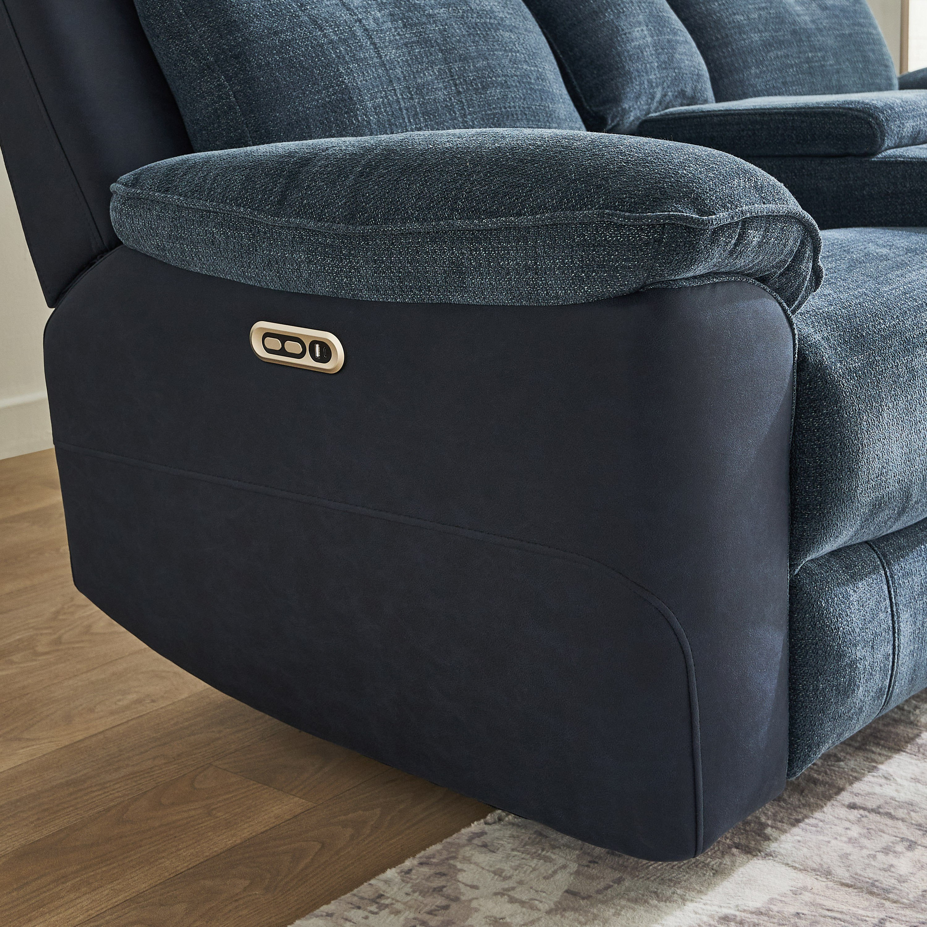 Kingston 2-Seater Storage Console Power Fabric Recliner with 2 Cup Holders and USB C Type Charging-hbxlivingroom-sofasandarmchairs-sofas-image-10