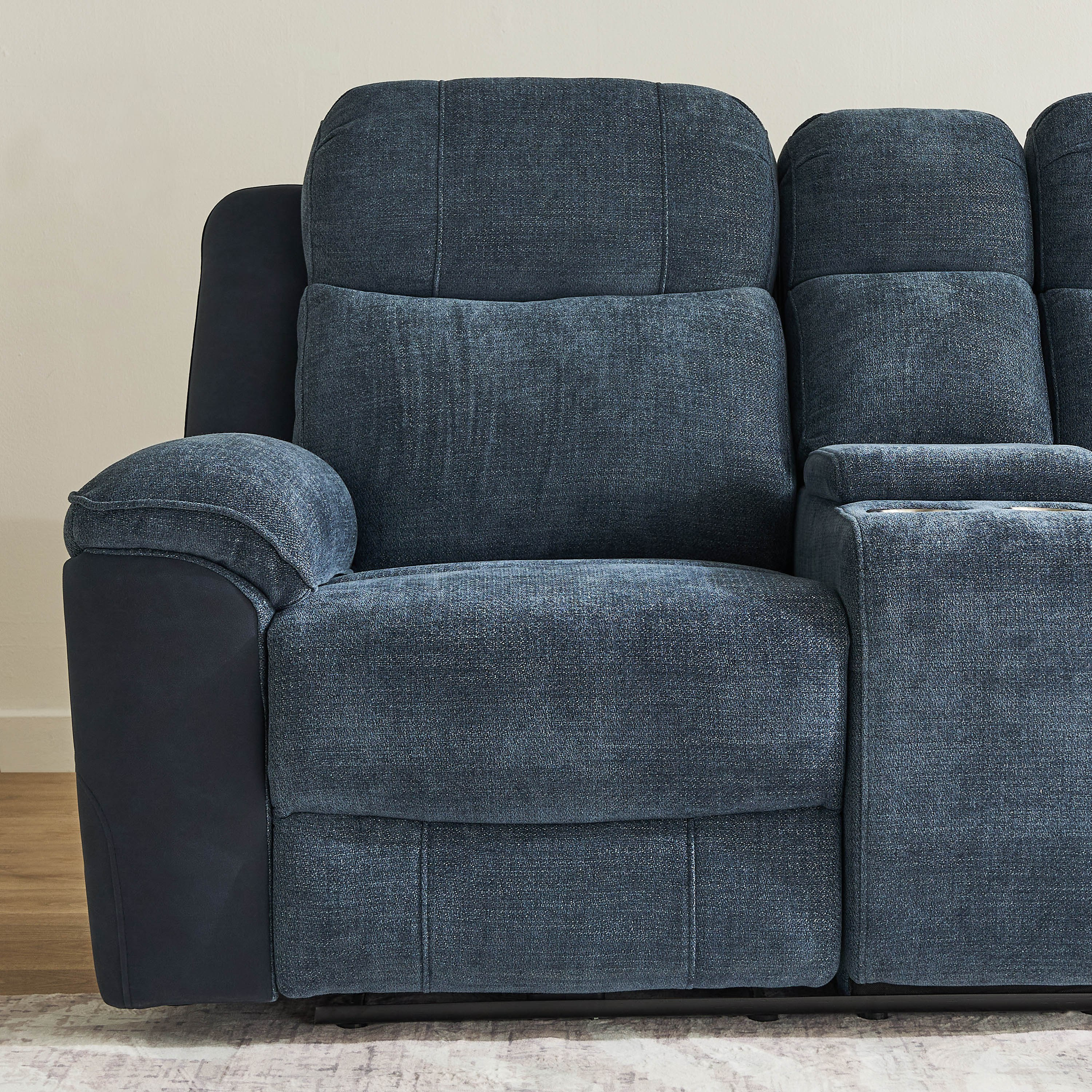 Kingston 2-Seater Storage Console Power Fabric Recliner with 2 Cup Holders and USB C Type Charging-hbxlivingroom-sofasandarmchairs-sofas-image-6