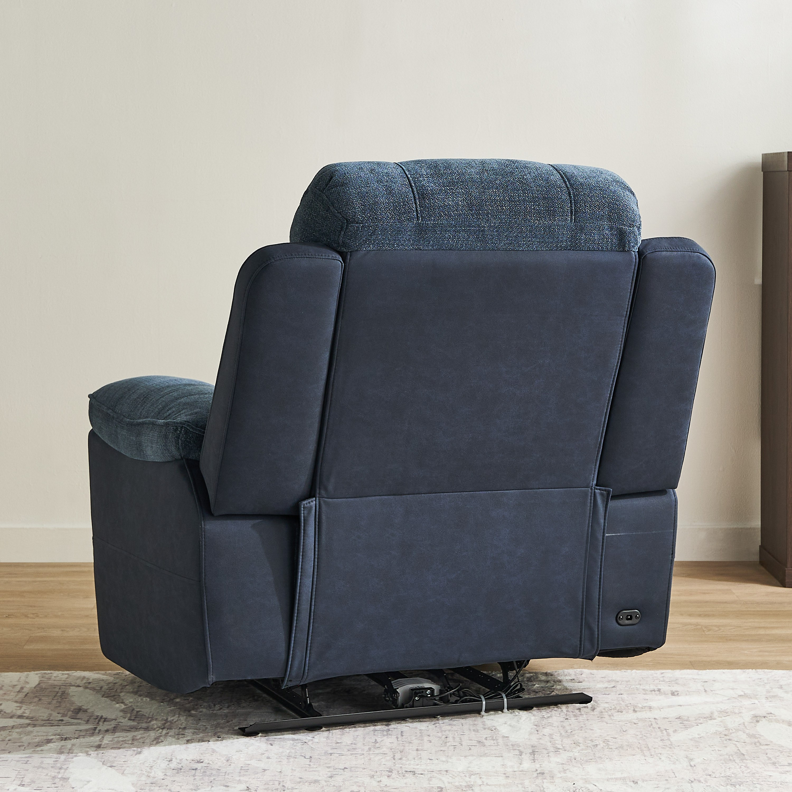 Kingston Armchair Electric Power Fabric Recliner-hbxfurniture-livingroom-sofasandsofasets-image-6