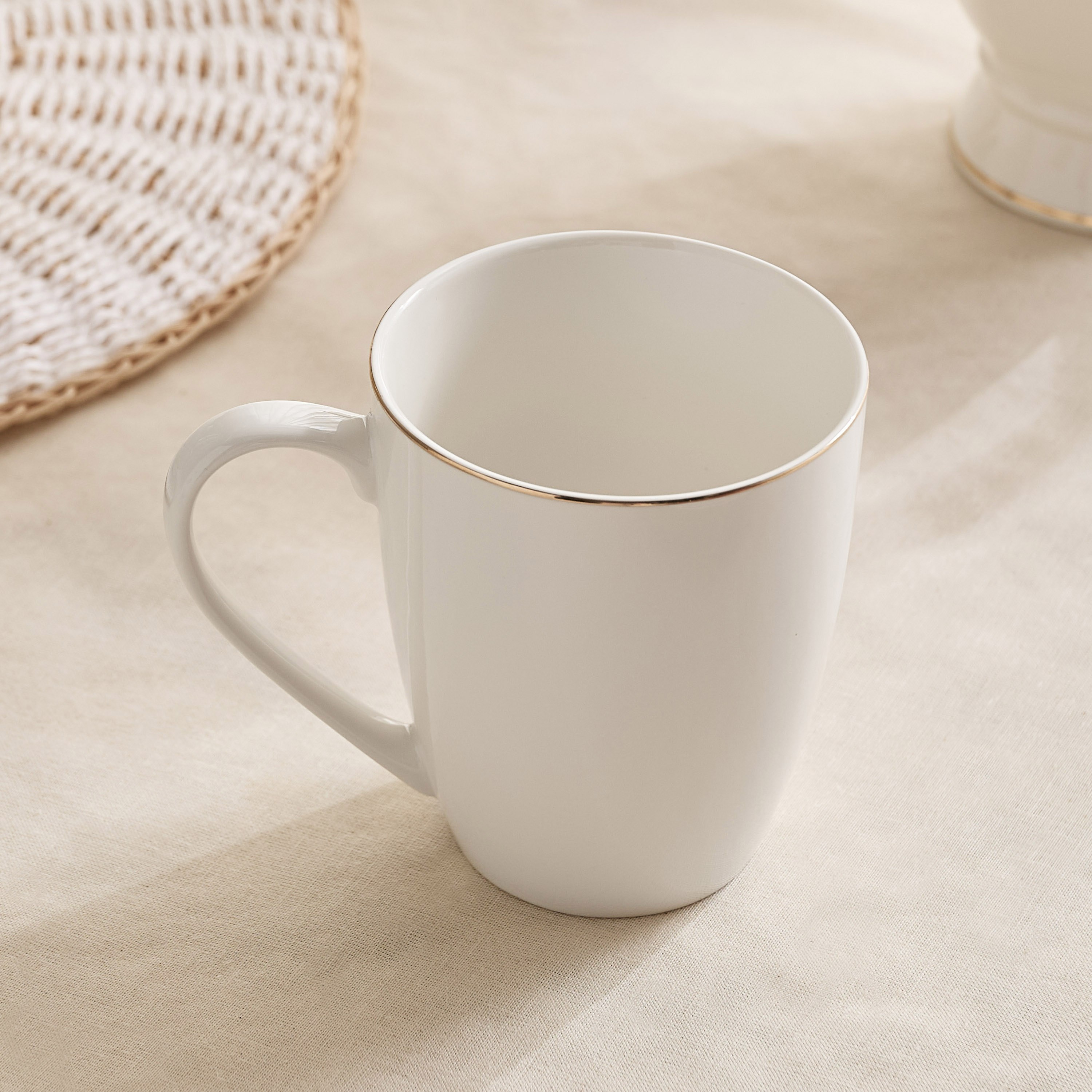 Ivory Mug with Gold Rim - 360 ml-hbxhomeware-hbxkitchen-image-5
