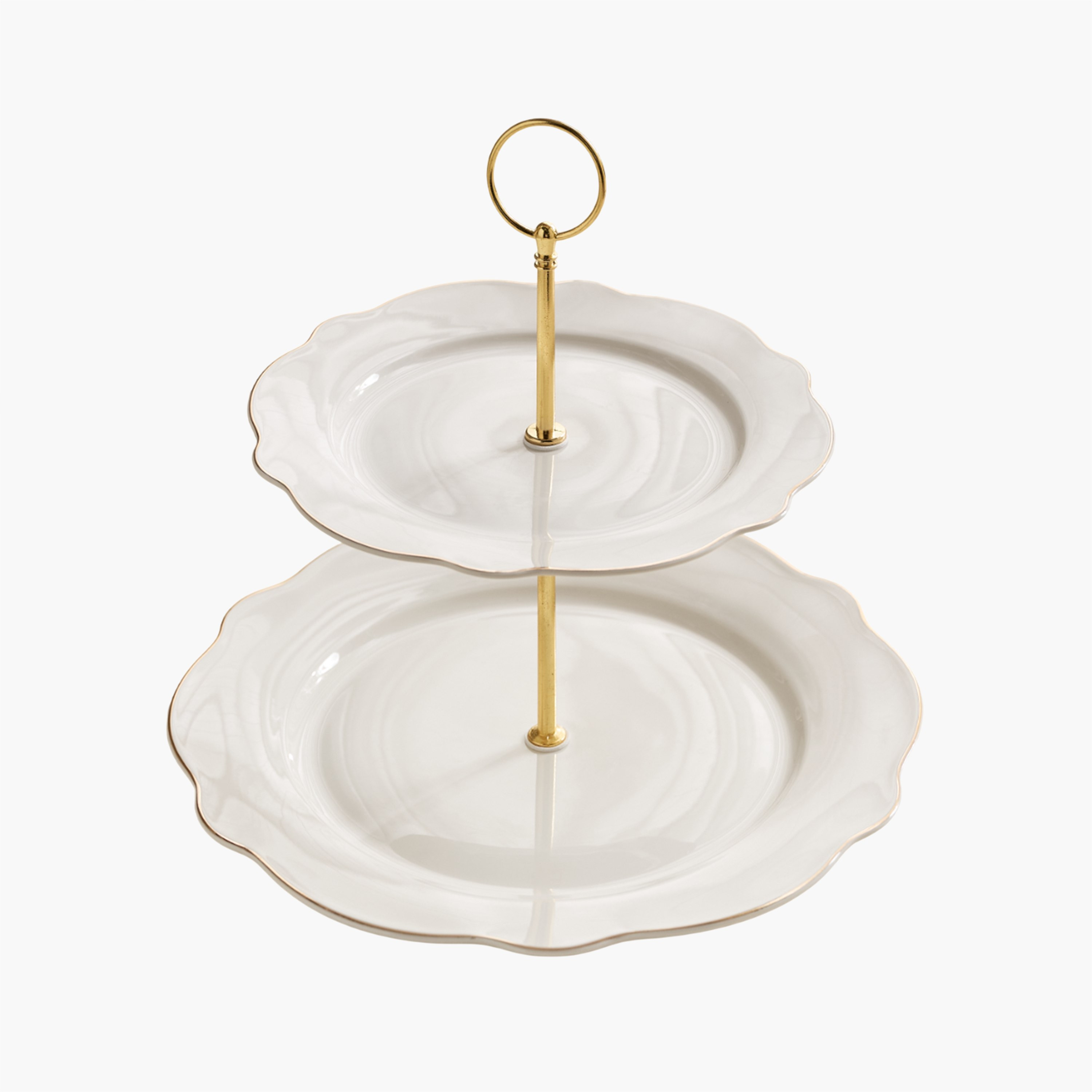 Ivory 2-Tier Cake Stand - 27 cm + 21 cm-hbxdecorandfurnishings-tabletop-serveware-image-9