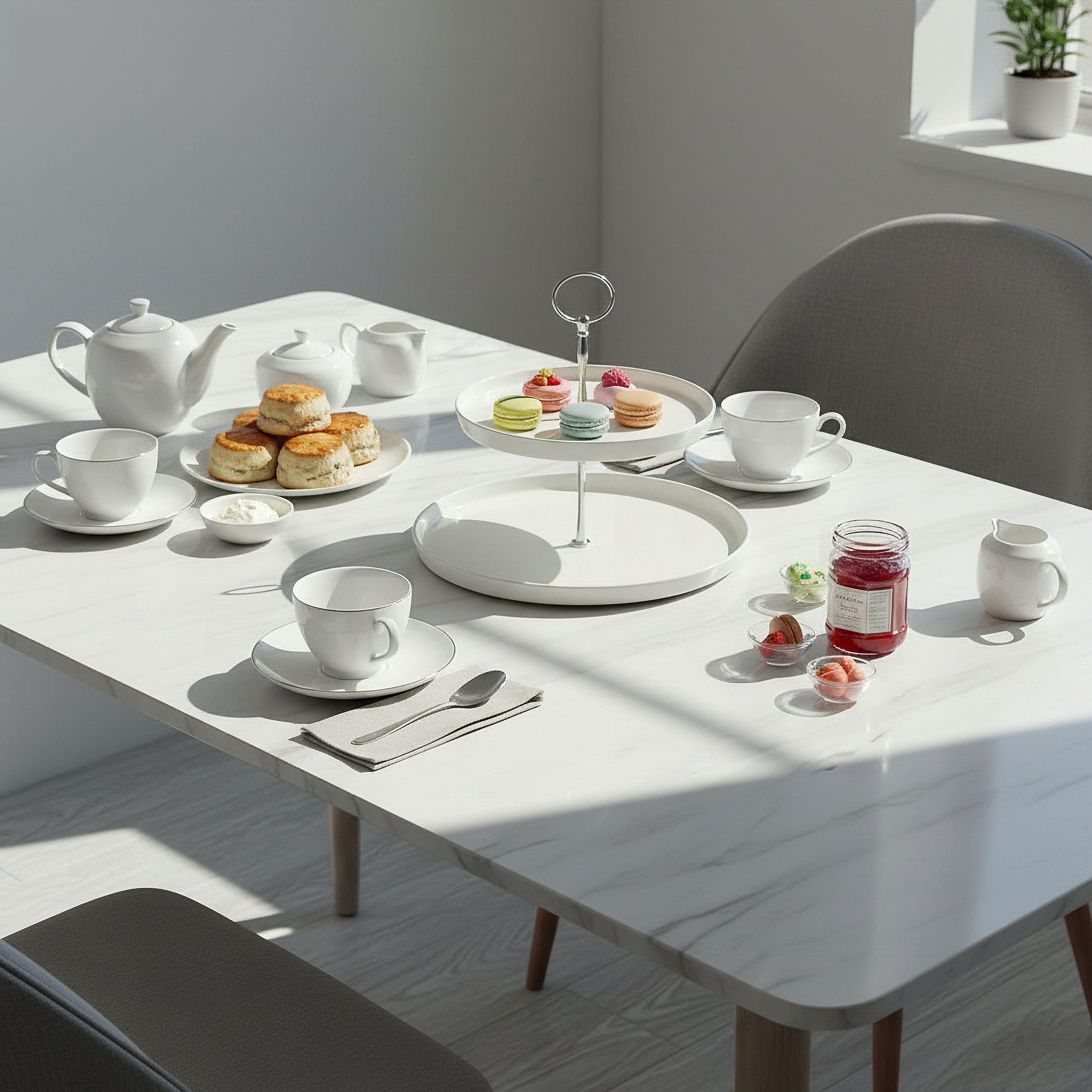Alice 2-Tier Stand - 25.4 cm + 20.32 cm-hbxdecorandfurnishings-tabletop-crockery-image-4