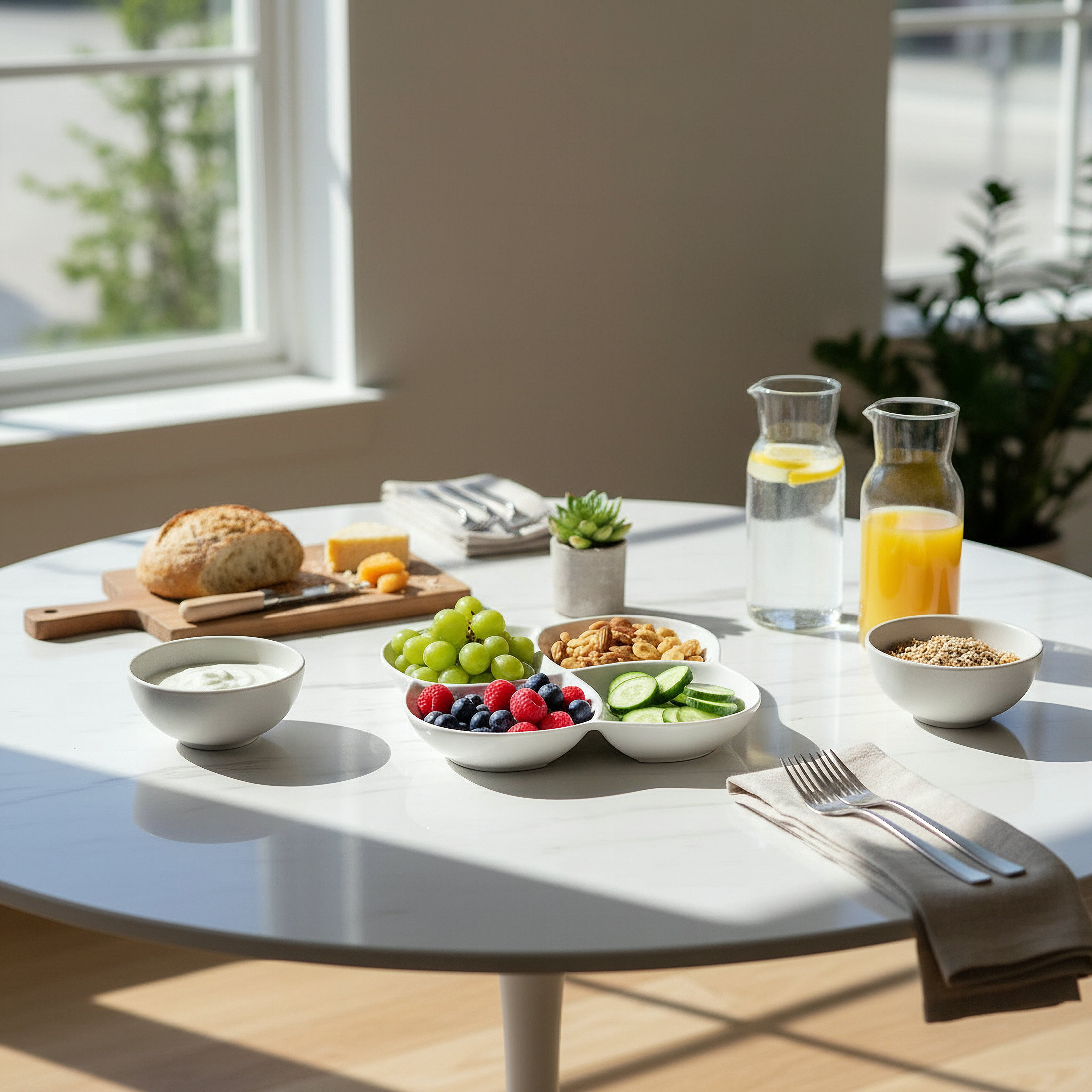 Alice 4-Partition Platter - 25.4 cm-hbxdecorandfurnishings-tabletop-crockery-image-4