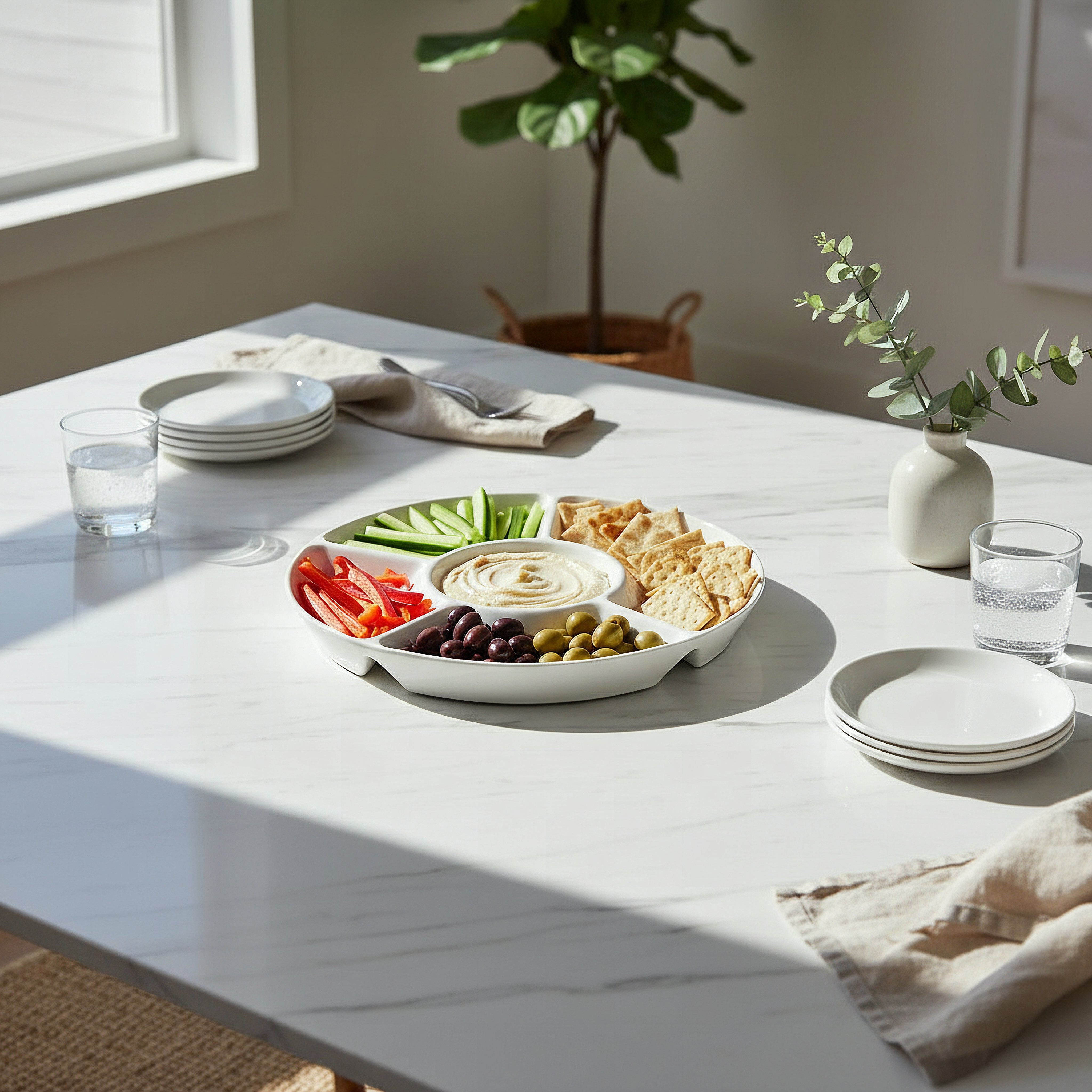 صحن 5 أقسام من أليس - 30 سم-hbxdecorandfurnishings-tabletop-crockery-image-4