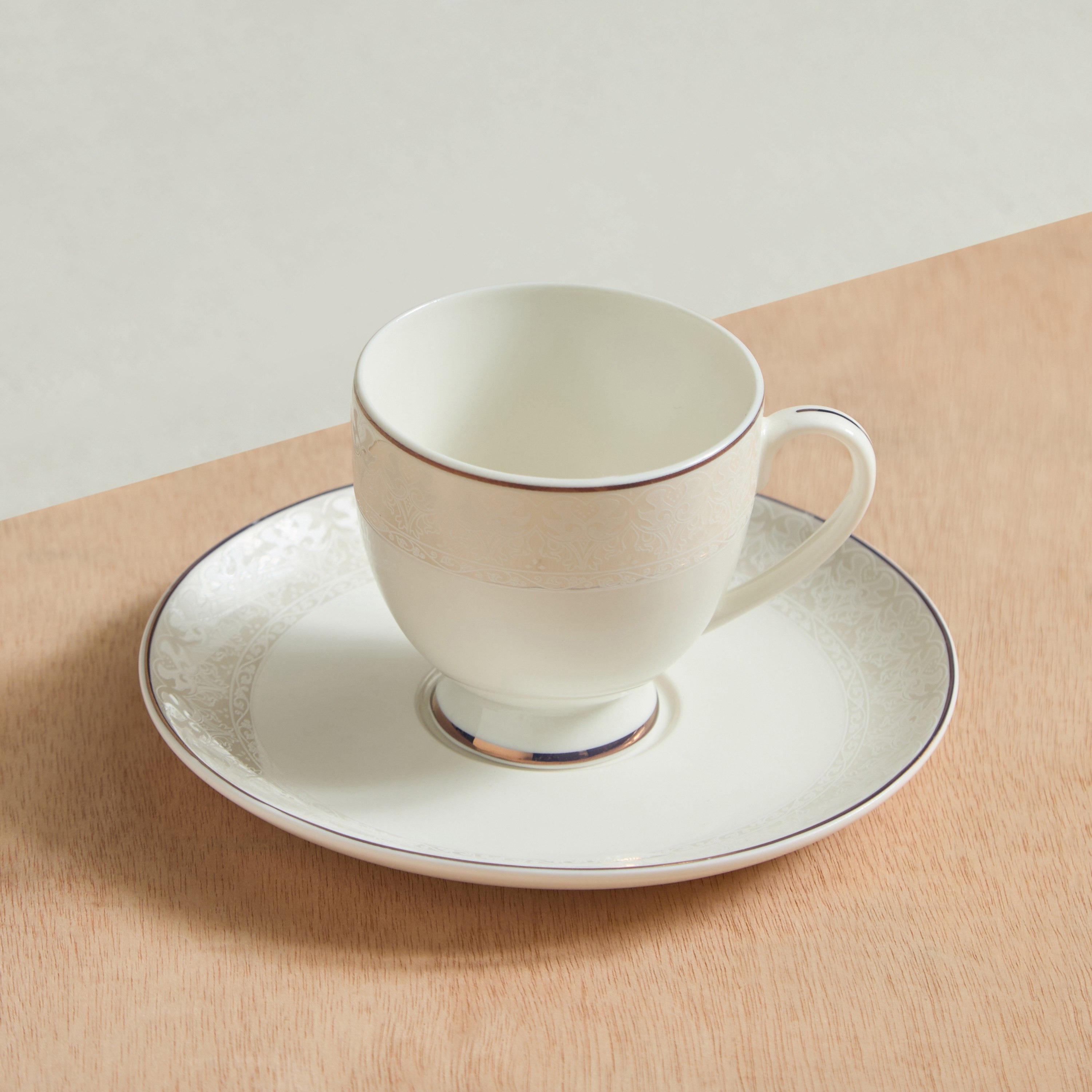 فنجان بصحن إسبريسو من ساندرا - 110 مل-hbxdecorandfurnishings-tabletop-crockery-image-1