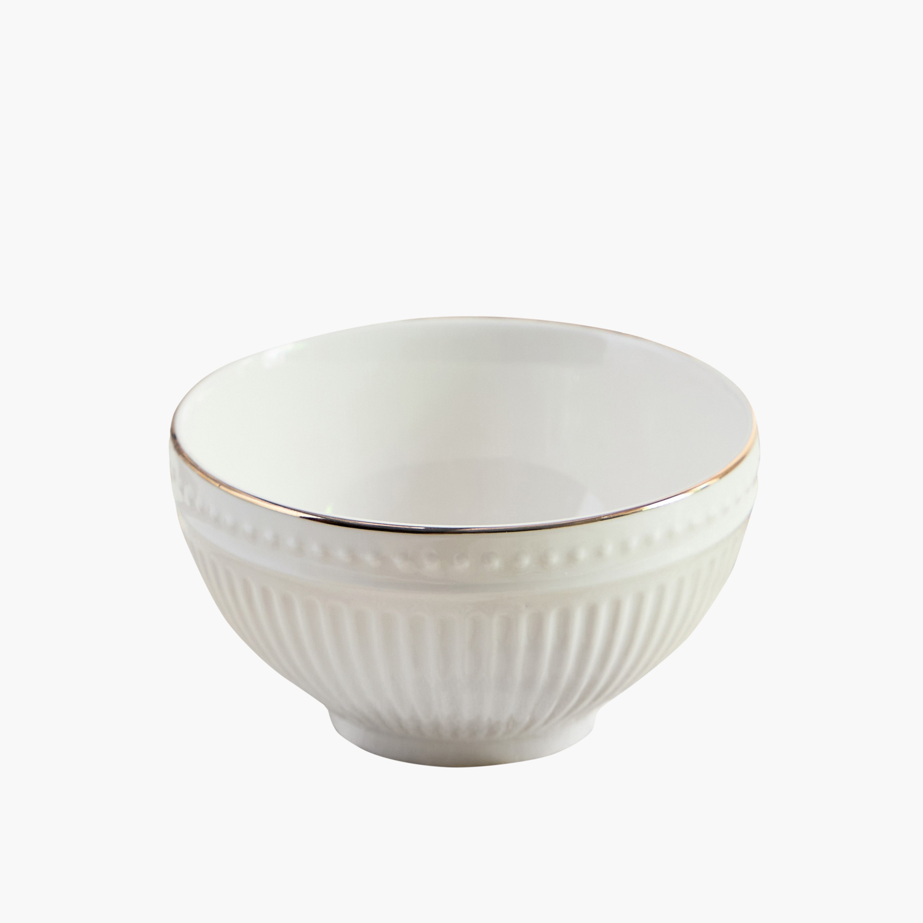 Embossed Gold Line Rice Bowl - 11.4 cm-hbxdecorandfurnishings-tabletop-crockery-image-5
