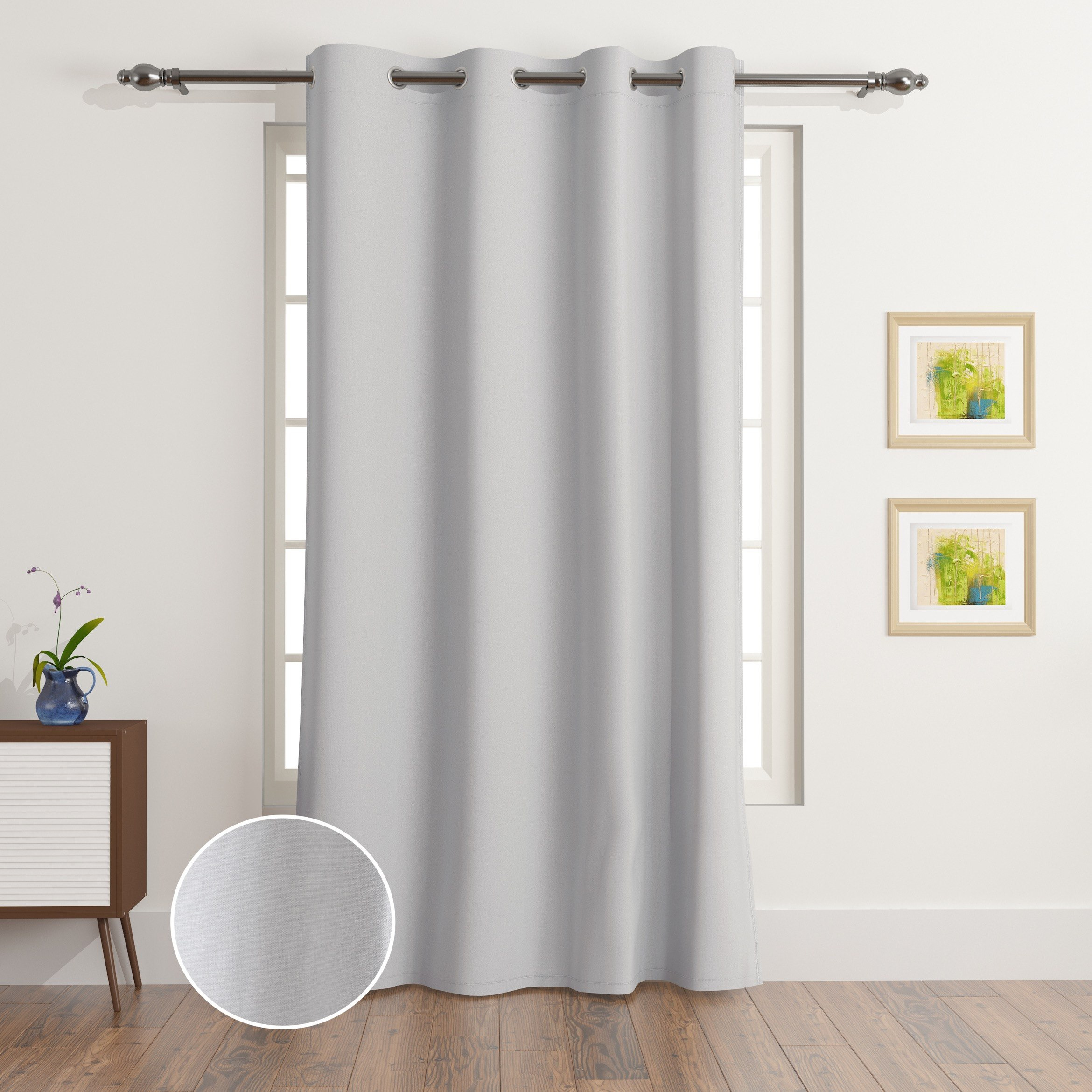 Bristol Shay Single Blackout Curtain - 140x240 cm-hbxhomeware-hbxbedroom-image-1