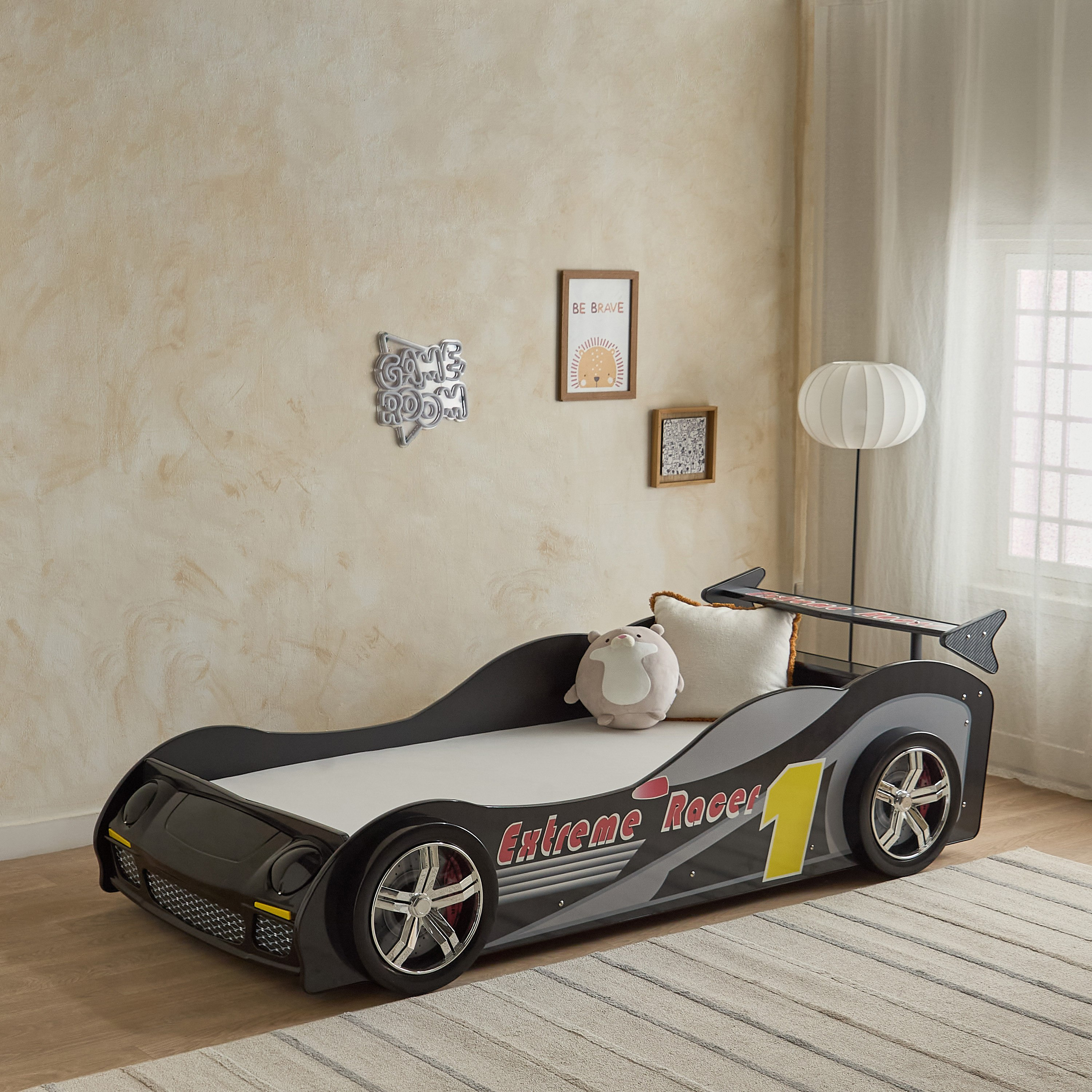 Vanilla Torque Single Car Bed - 90x190 cm-hbxfurniture-bedsandbedsets-beds-single-image-1