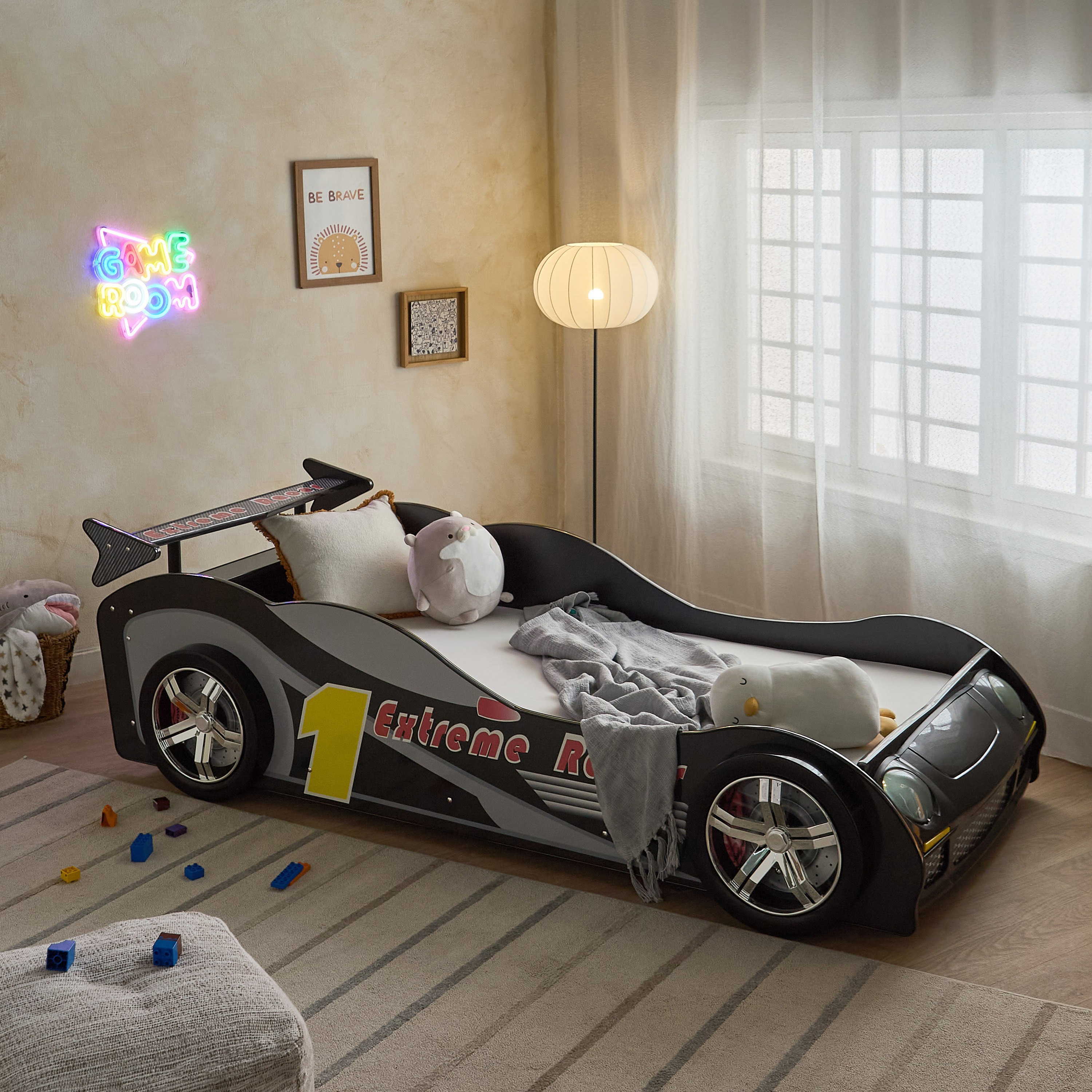 Vanilla Torque Single Car Bed - 90x190 cm-hbxfurniture-bedsandbedsets-beds-single-image-10