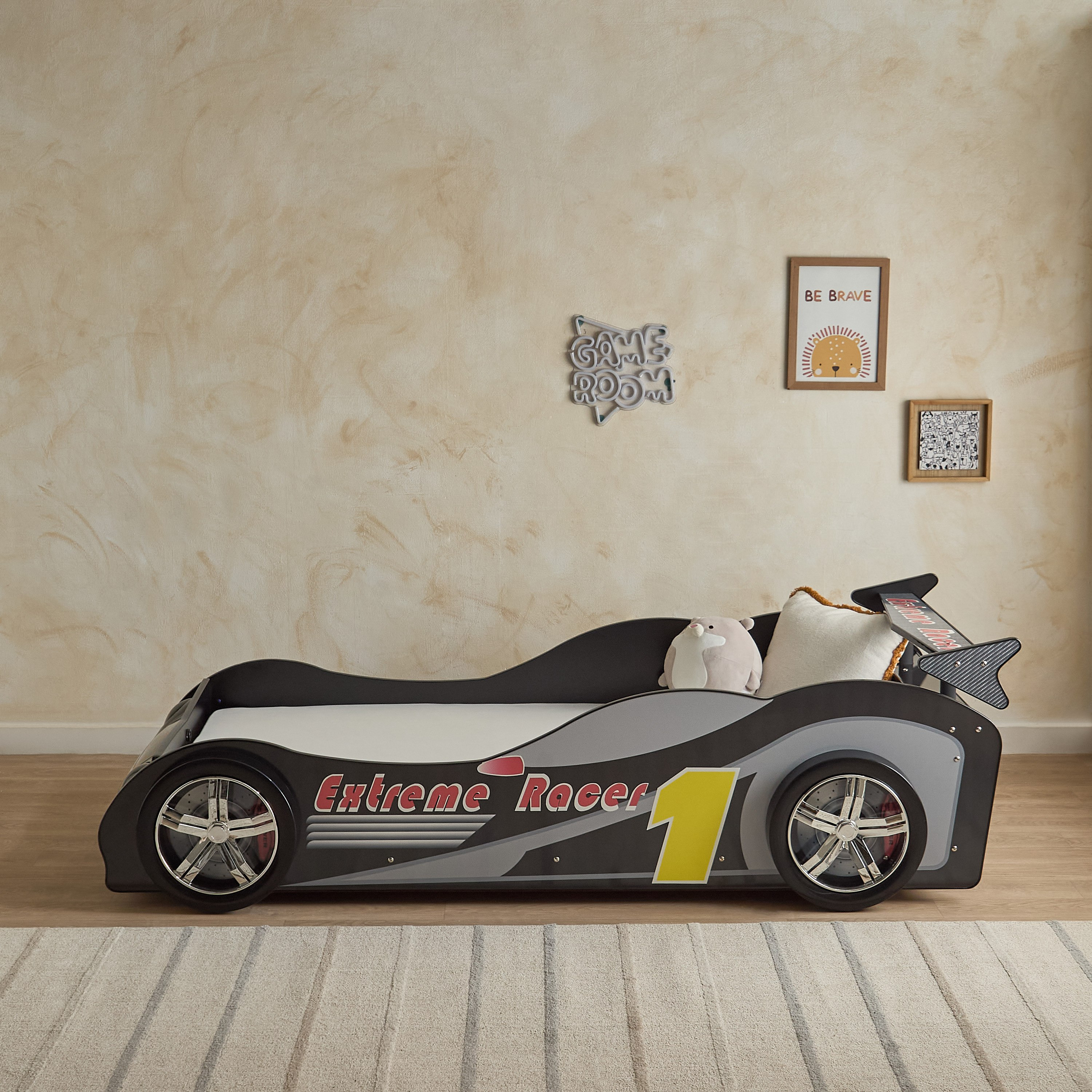 Vanilla Torque Single Car Bed - 90x190 cm-hbxfurniture-bedsandbedsets-beds-single-image-3