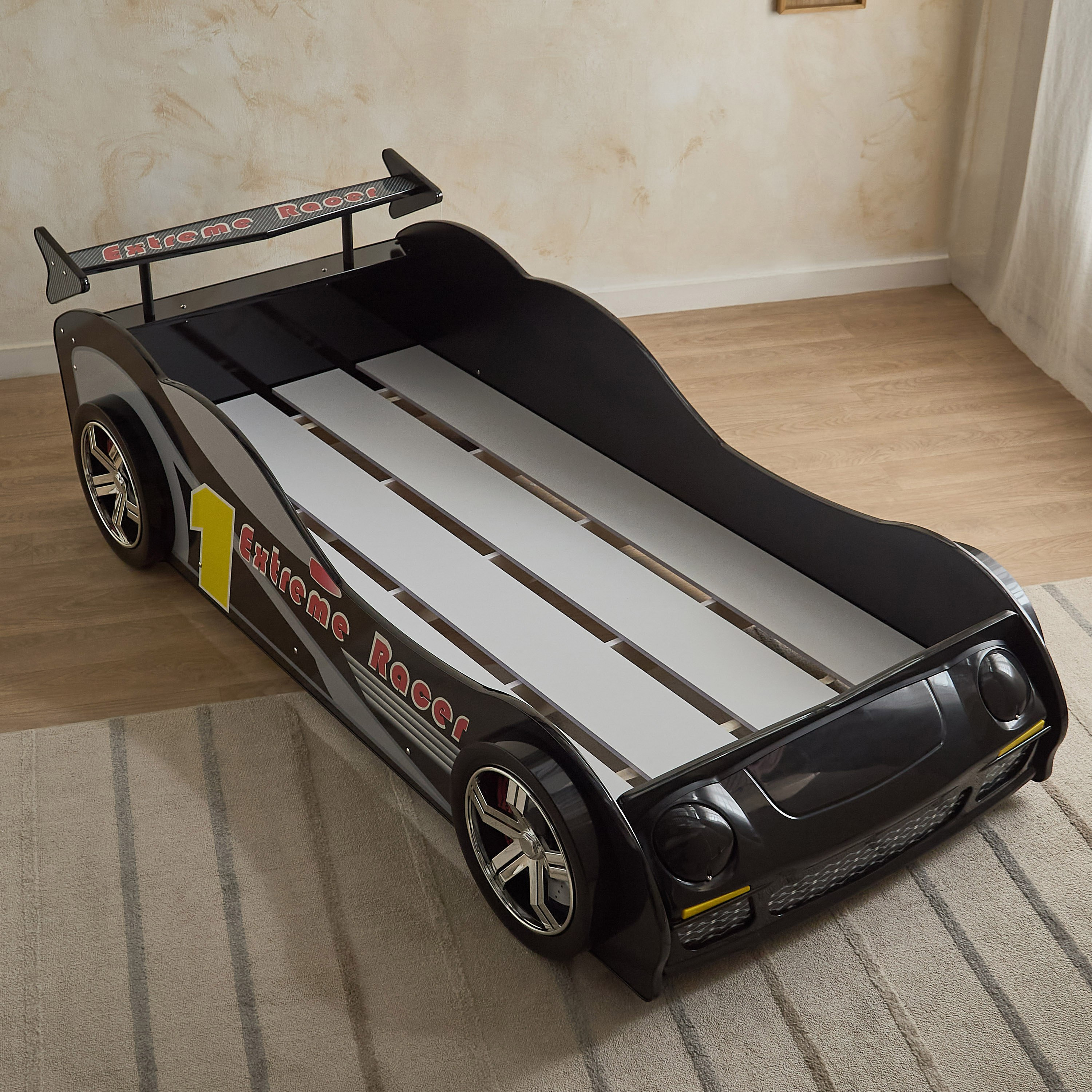 Vanilla Torque Single Car Bed - 90x190 cm-hbxfurniture-bedsandbedsets-beds-single-image-9