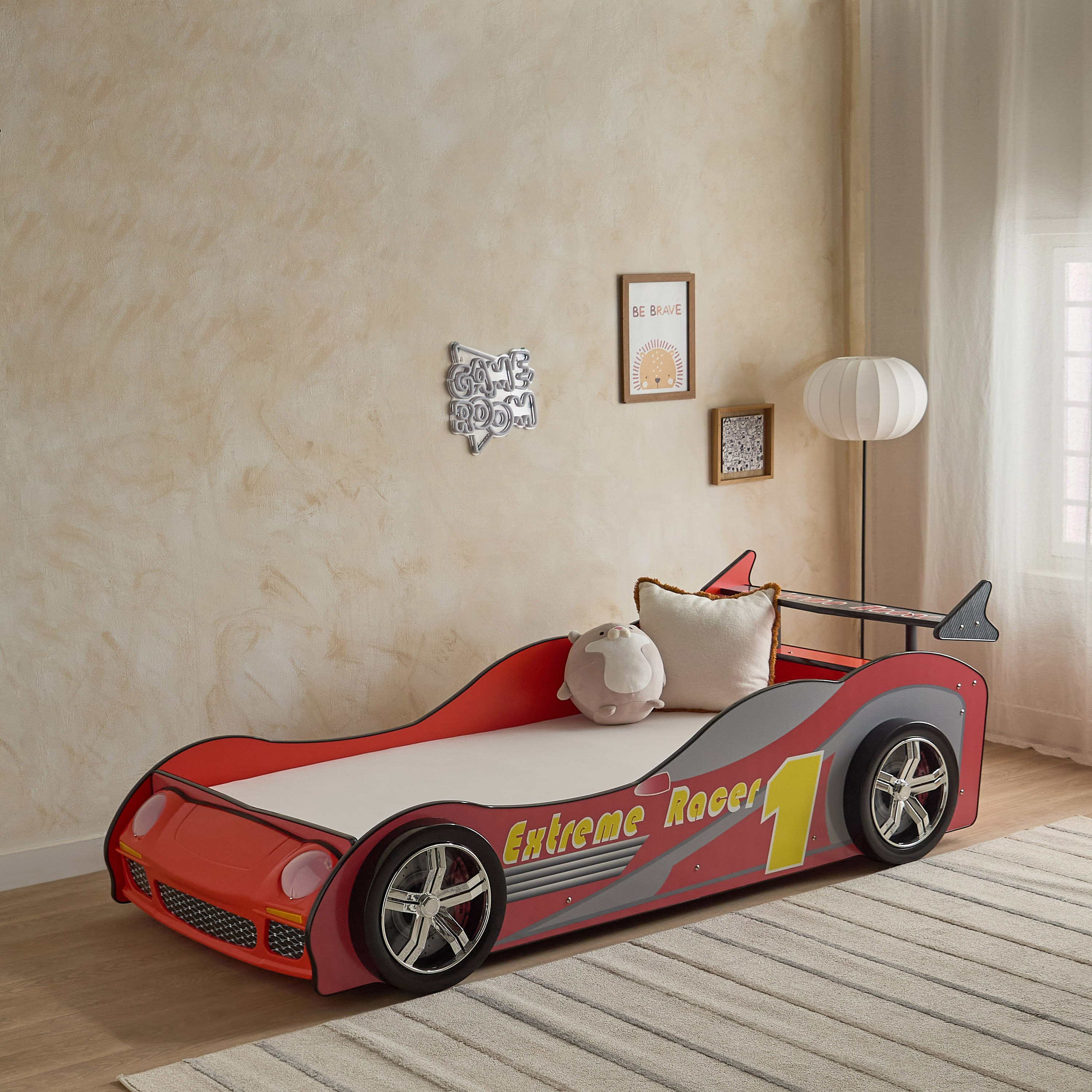Vanilla Torque Single Car Bed - 90x190 cm-hbxfurniture-bedsandbedsets-beds-single-image-1