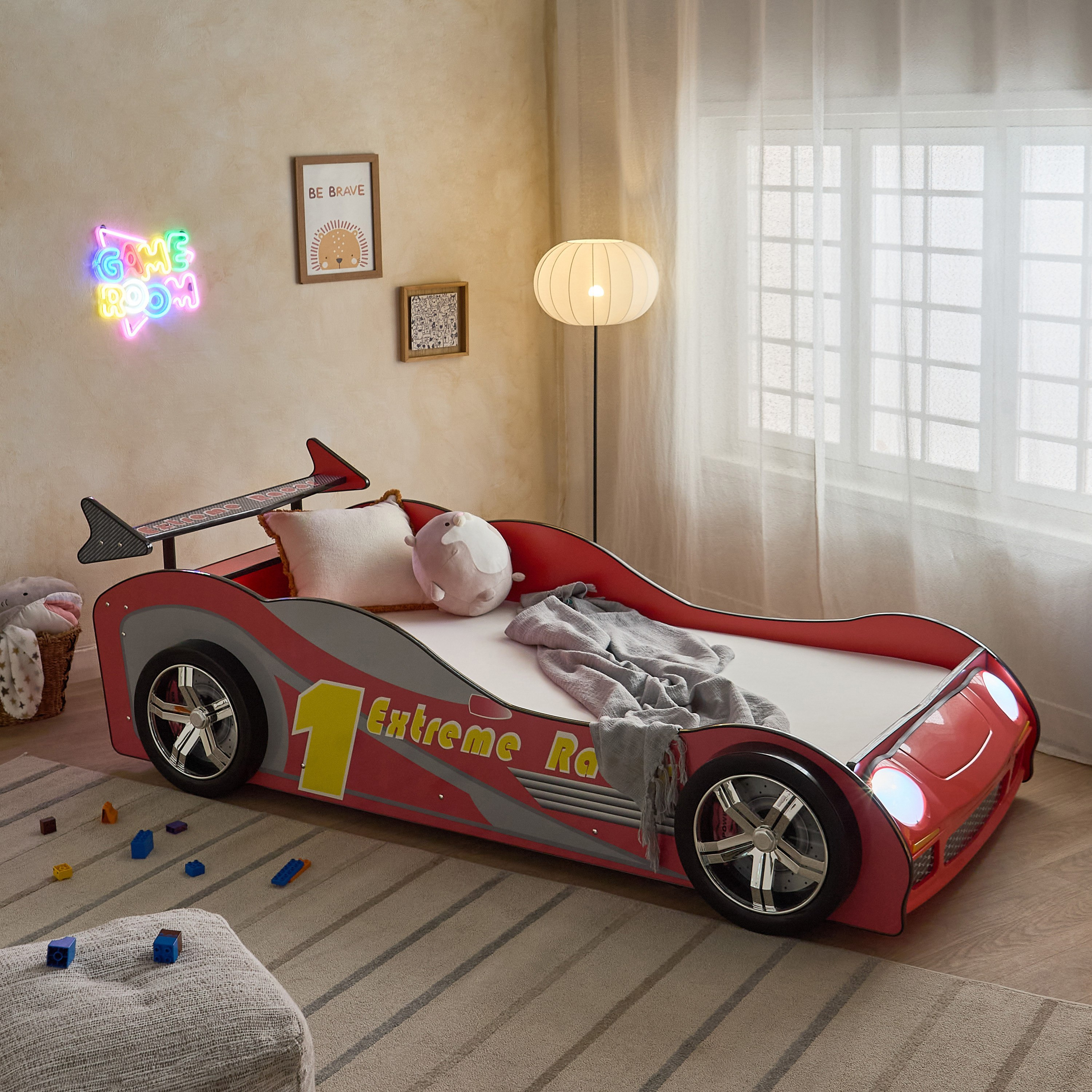 Vanilla Torque Single Car Bed - 90x190 cm-hbxfurniture-bedsandbedsets-beds-single-image-10