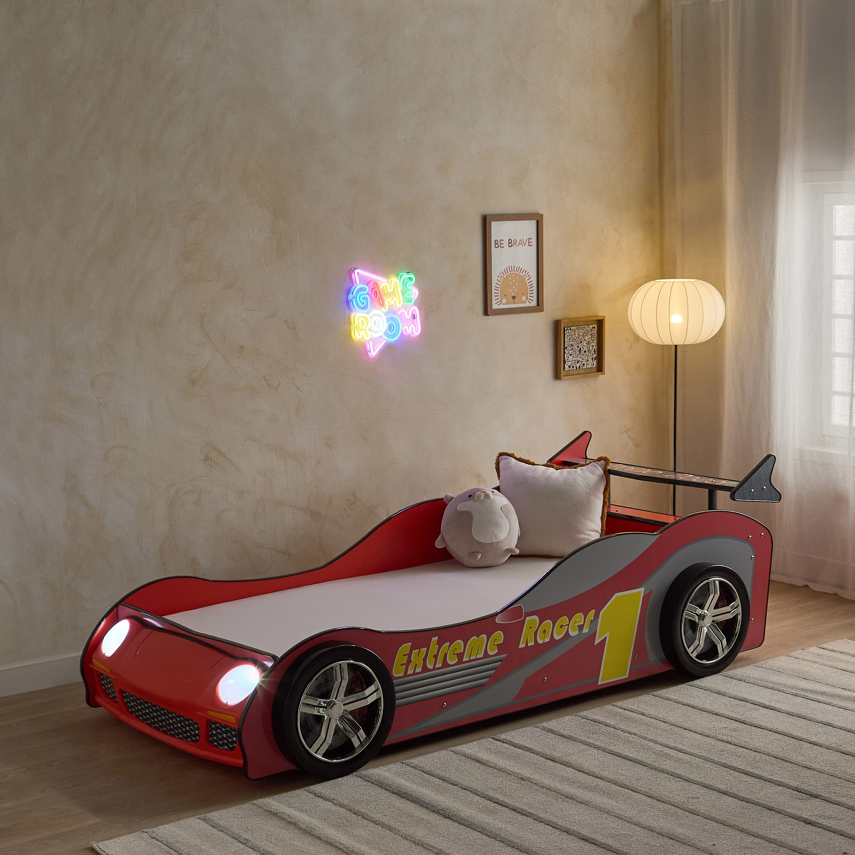 Vanilla Torque Single Car Bed - 90x190 cm-hbxfurniture-bedsandbedsets-beds-single-image-2