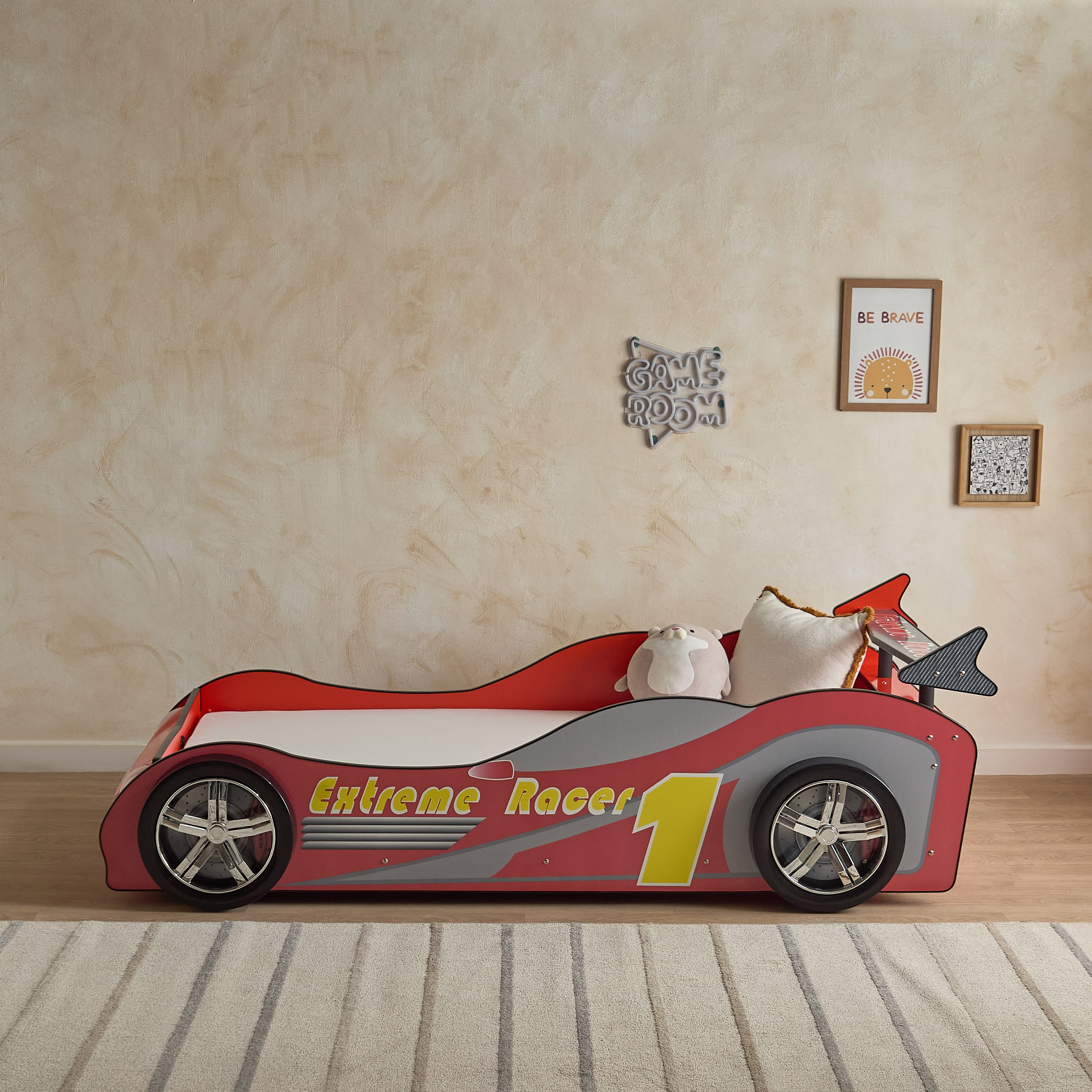 Vanilla Torque Single Car Bed - 90x190 cm-hbxfurniture-bedsandbedsets-beds-single-image-3