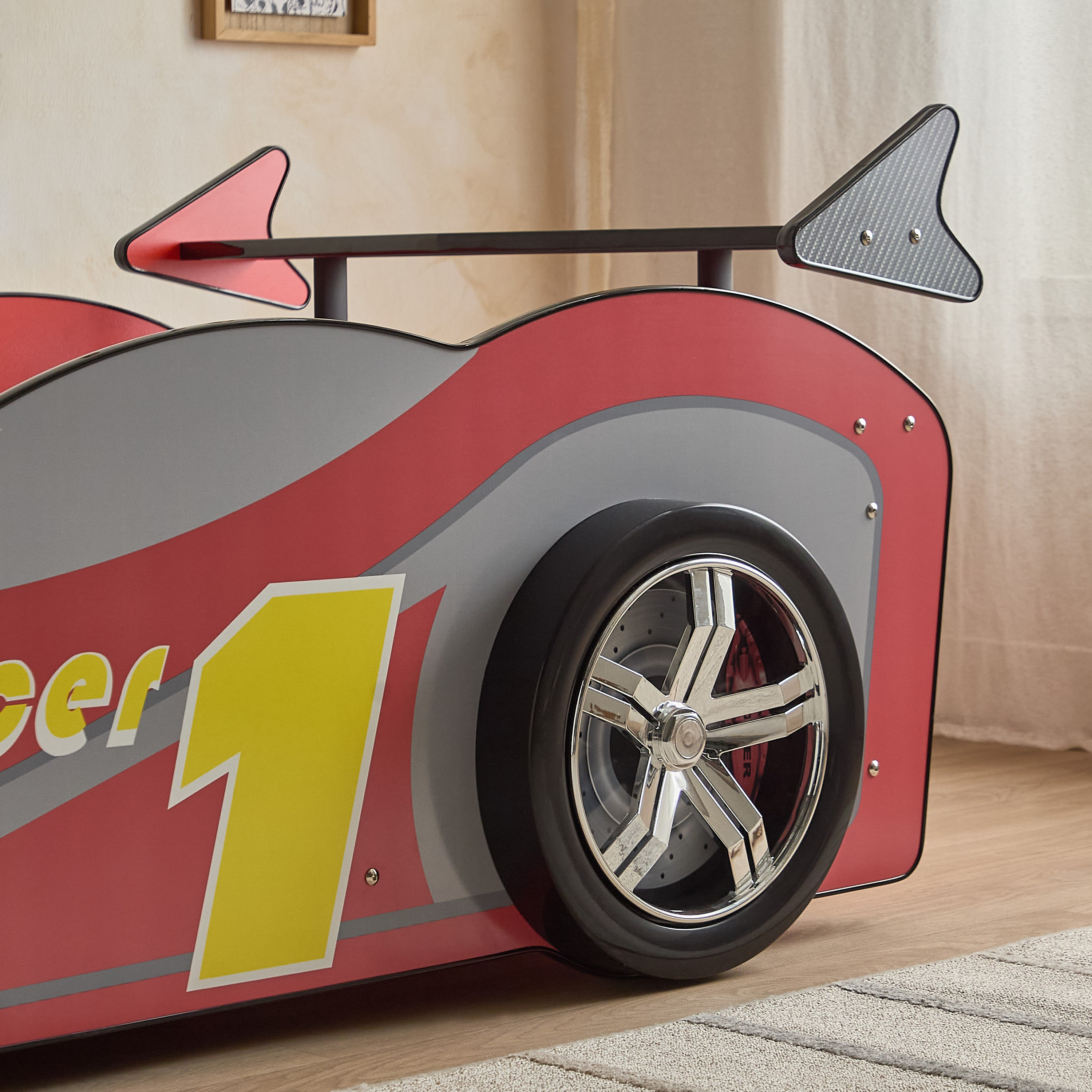Vanilla Torque Single Car Bed - 90x190 cm-hbxfurniture-bedsandbedsets-beds-single-image-7