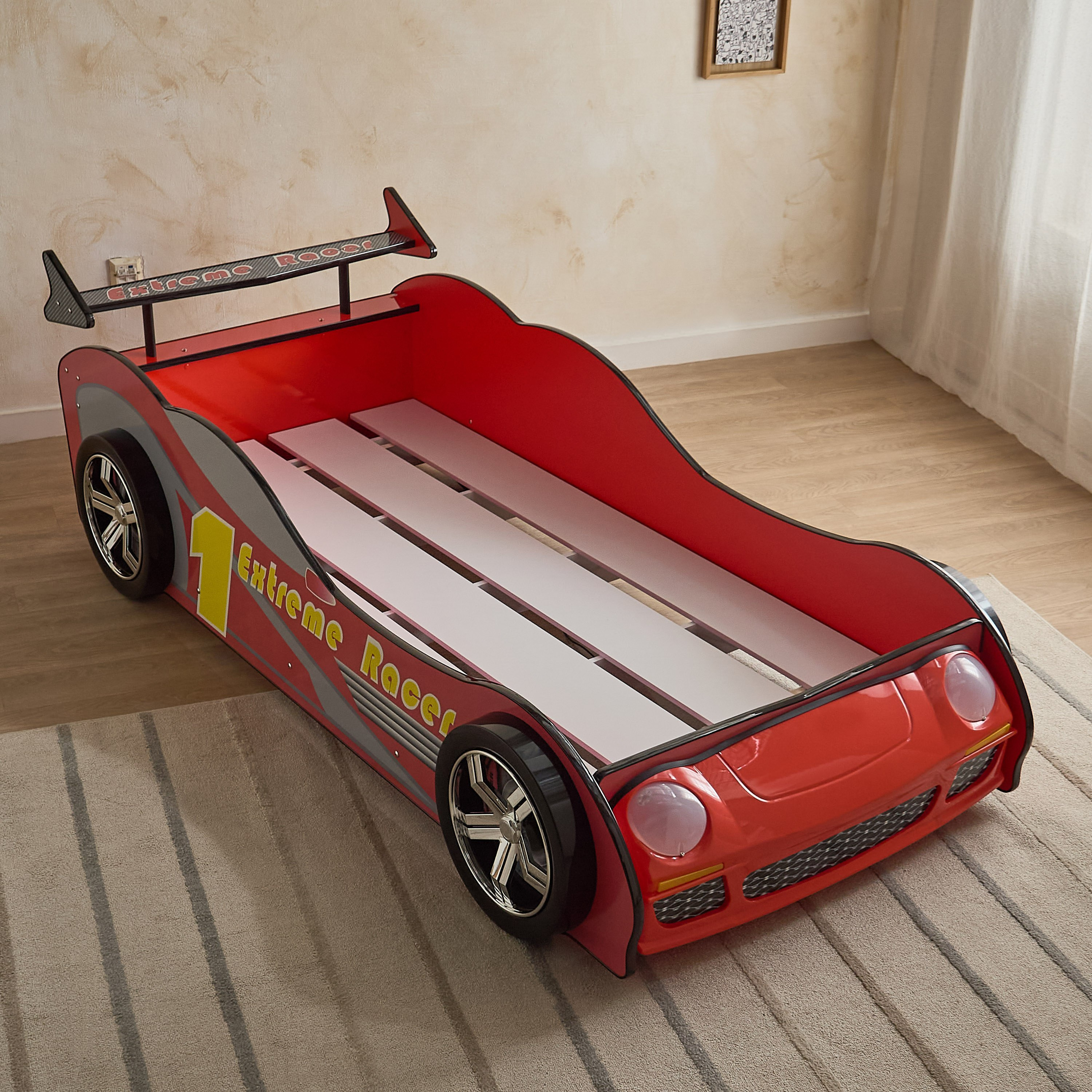 Vanilla Torque Single Car Bed - 90x190 cm-hbxfurniture-bedsandbedsets-beds-single-image-9