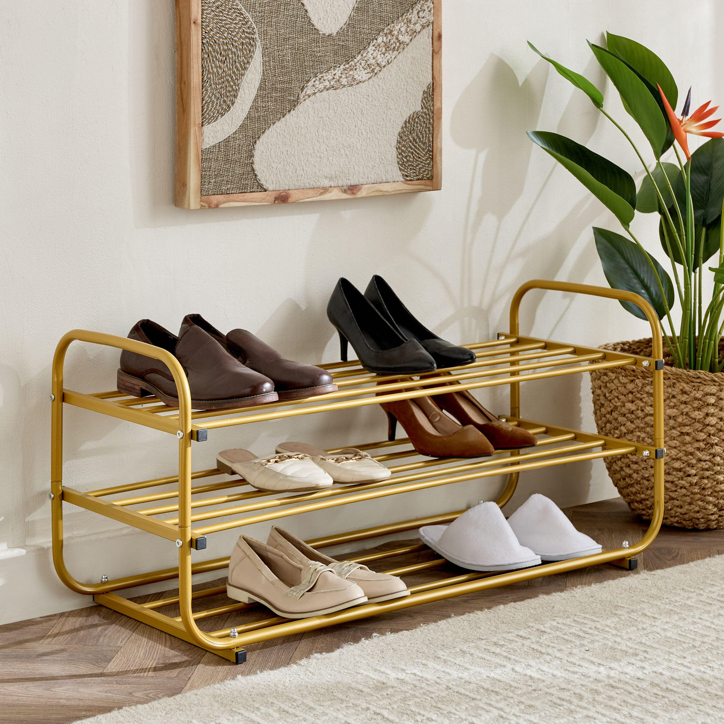 Auric 3-Tier Shoe Rack - 90x35x40 cm-hbxhomeware-hbxbathroom-image-1