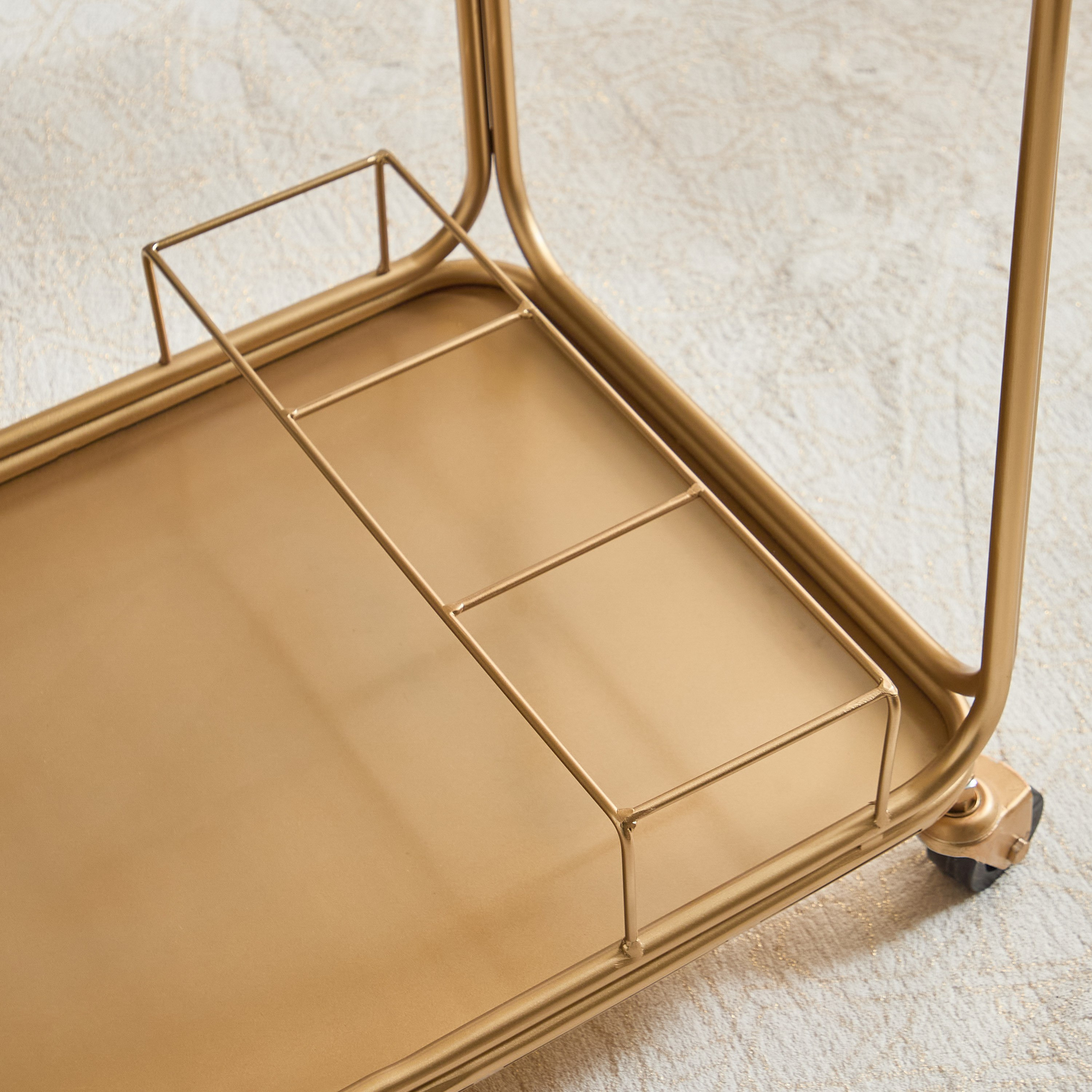 Cavon Nekota Geniune Marble Top Serving Trolley-hbxlivingroom-tablesandstands-servingtrolleys-image-4