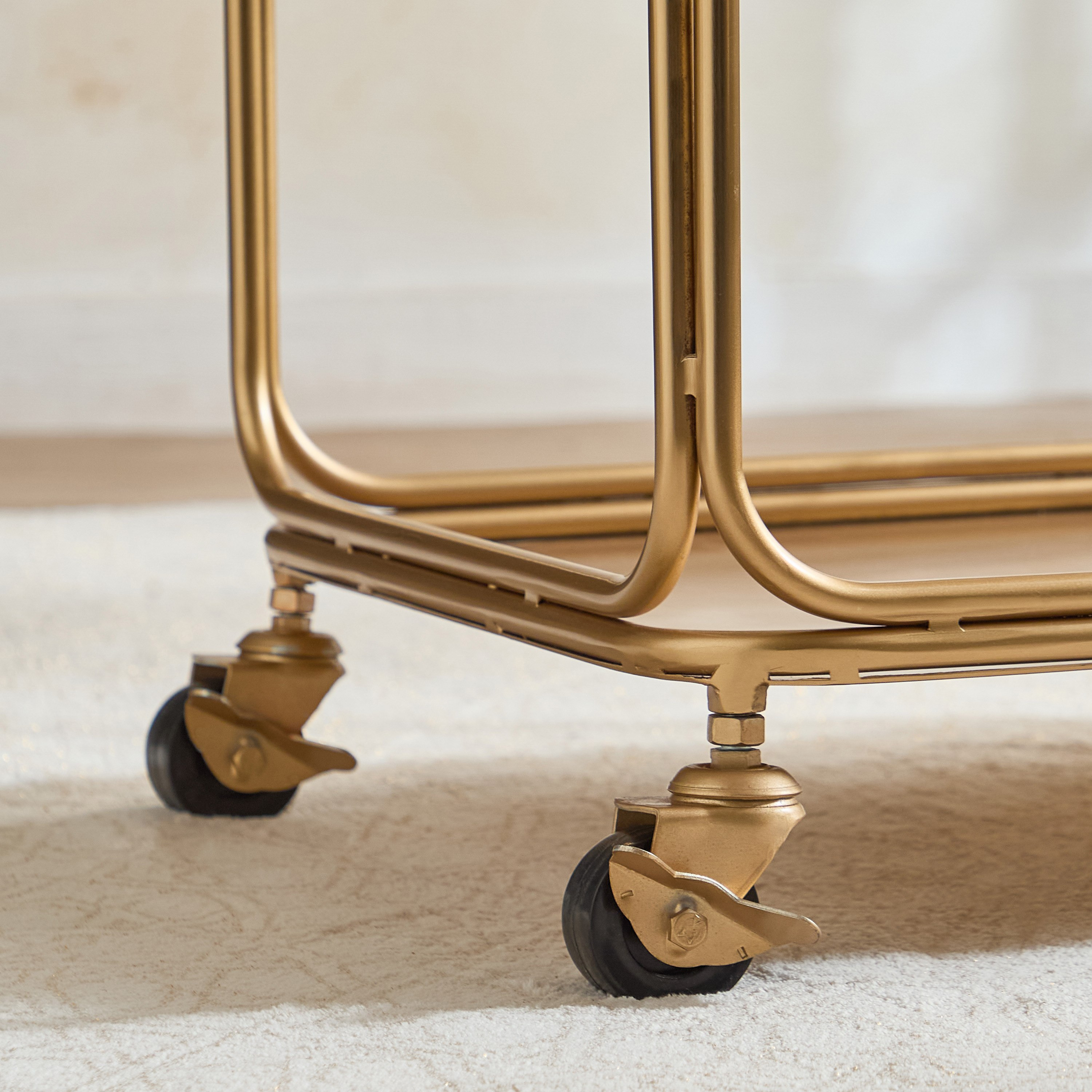 Cavon Nekota Geniune Marble Top Serving Trolley-hbxlivingroom-tablesandstands-servingtrolleys-image-5