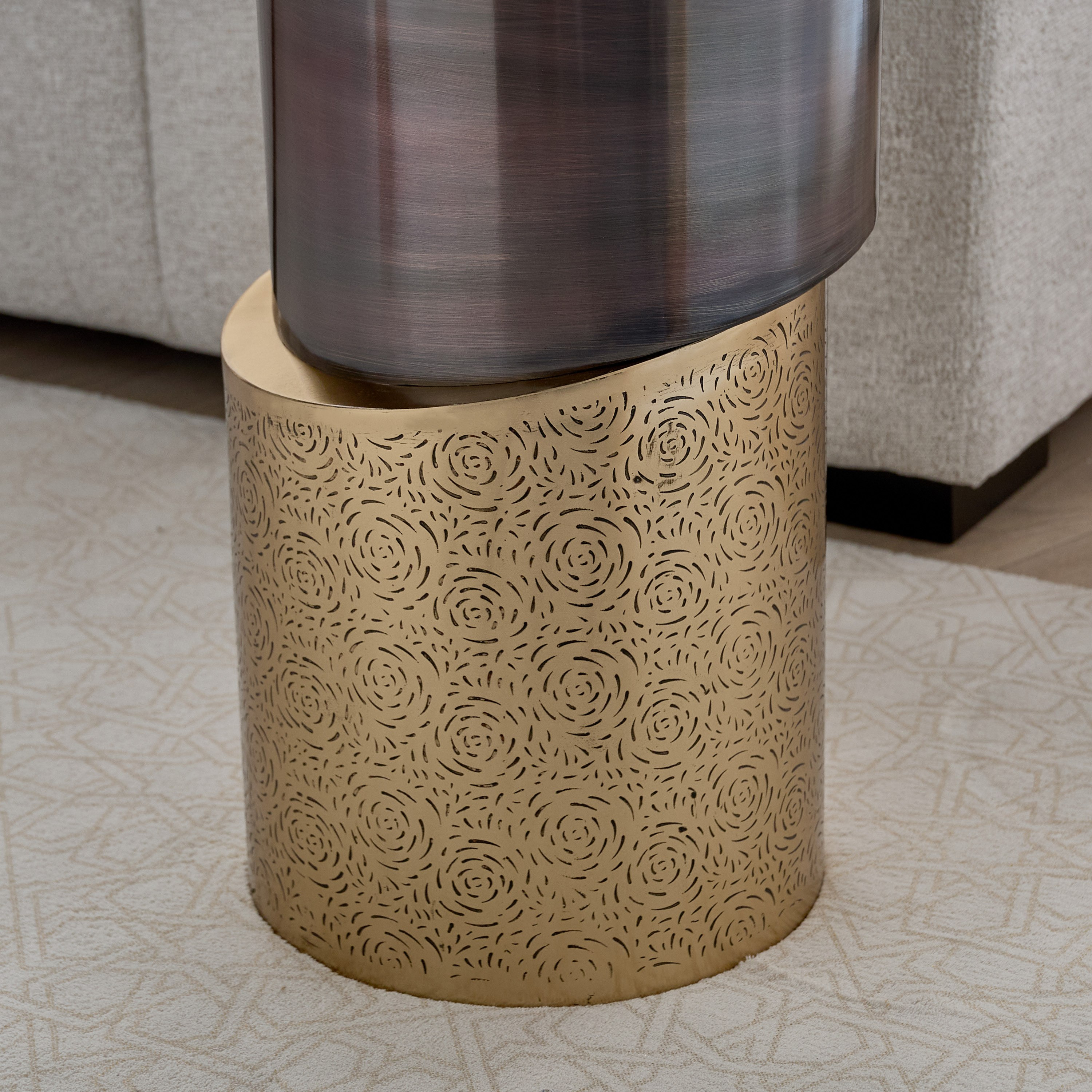 Cavon Pegas Genuine Marble Top End Table-hbxfurniture-livingroom-endtables-image-4