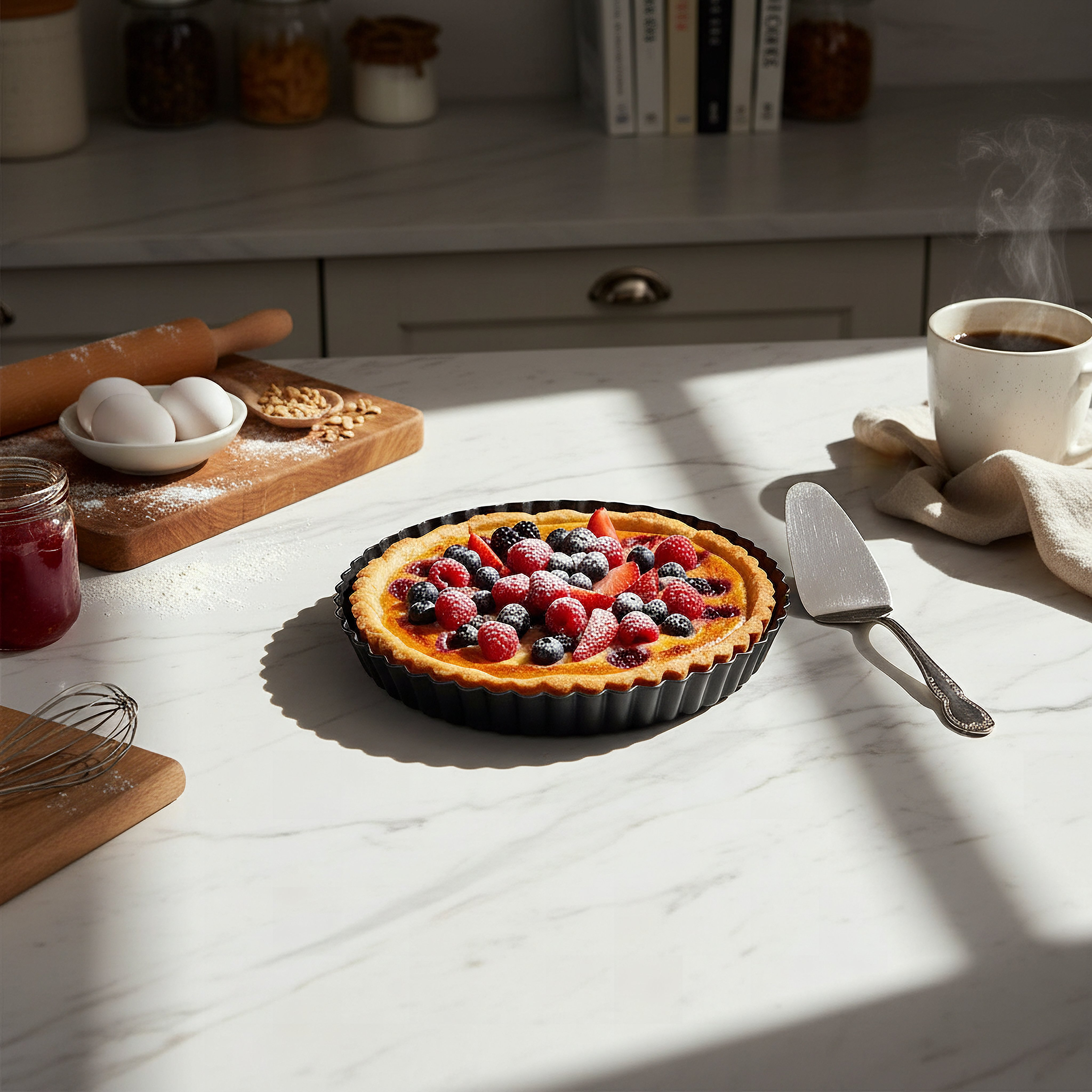 قالب تارت بقاعدة قابلة للإزالة من بيكولوجي - 20 سم-hbxkitchen-bakeware-image-4