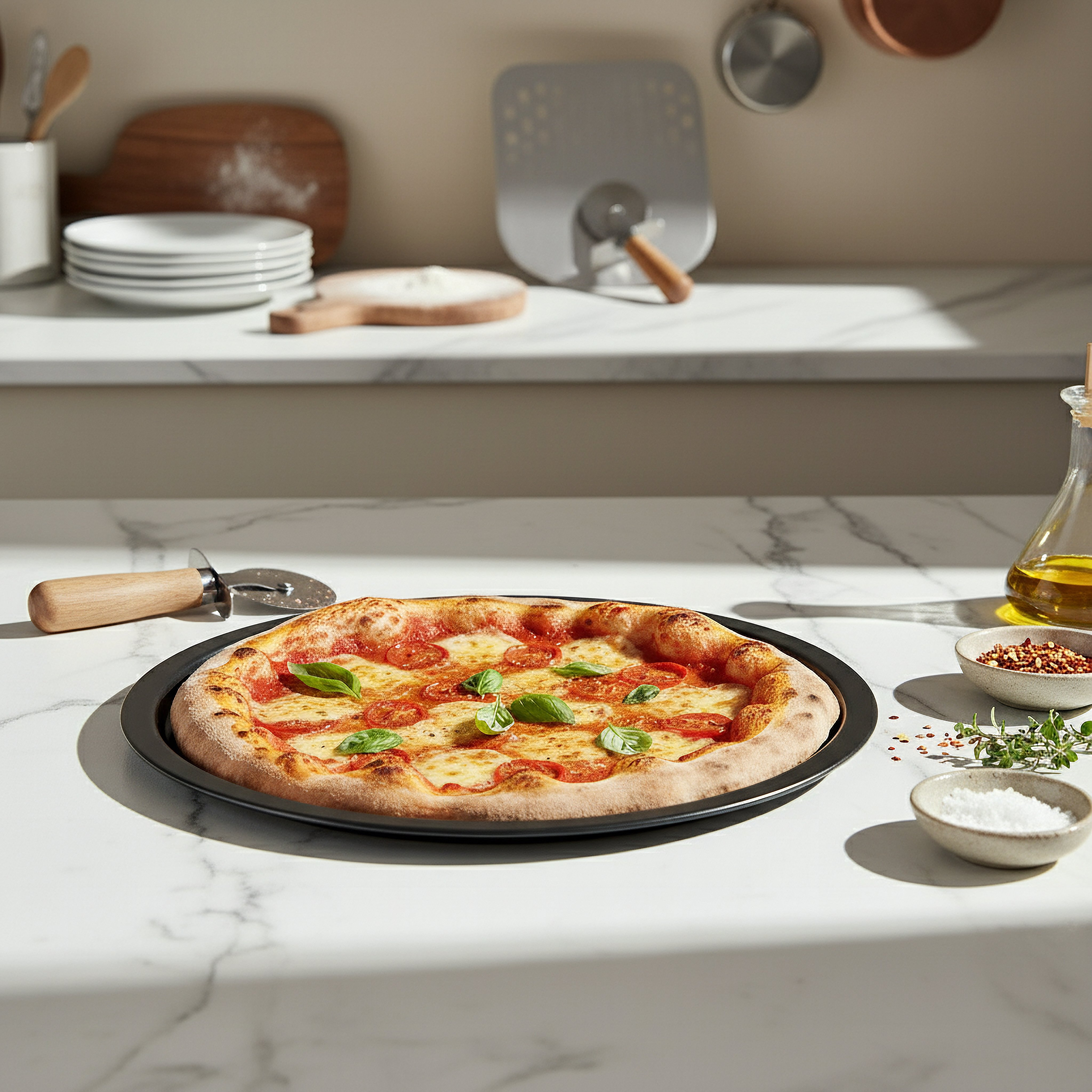 BakeOlogy Pizza Pan - 33.3 cm-hbxkitchen-bakeware-image-3