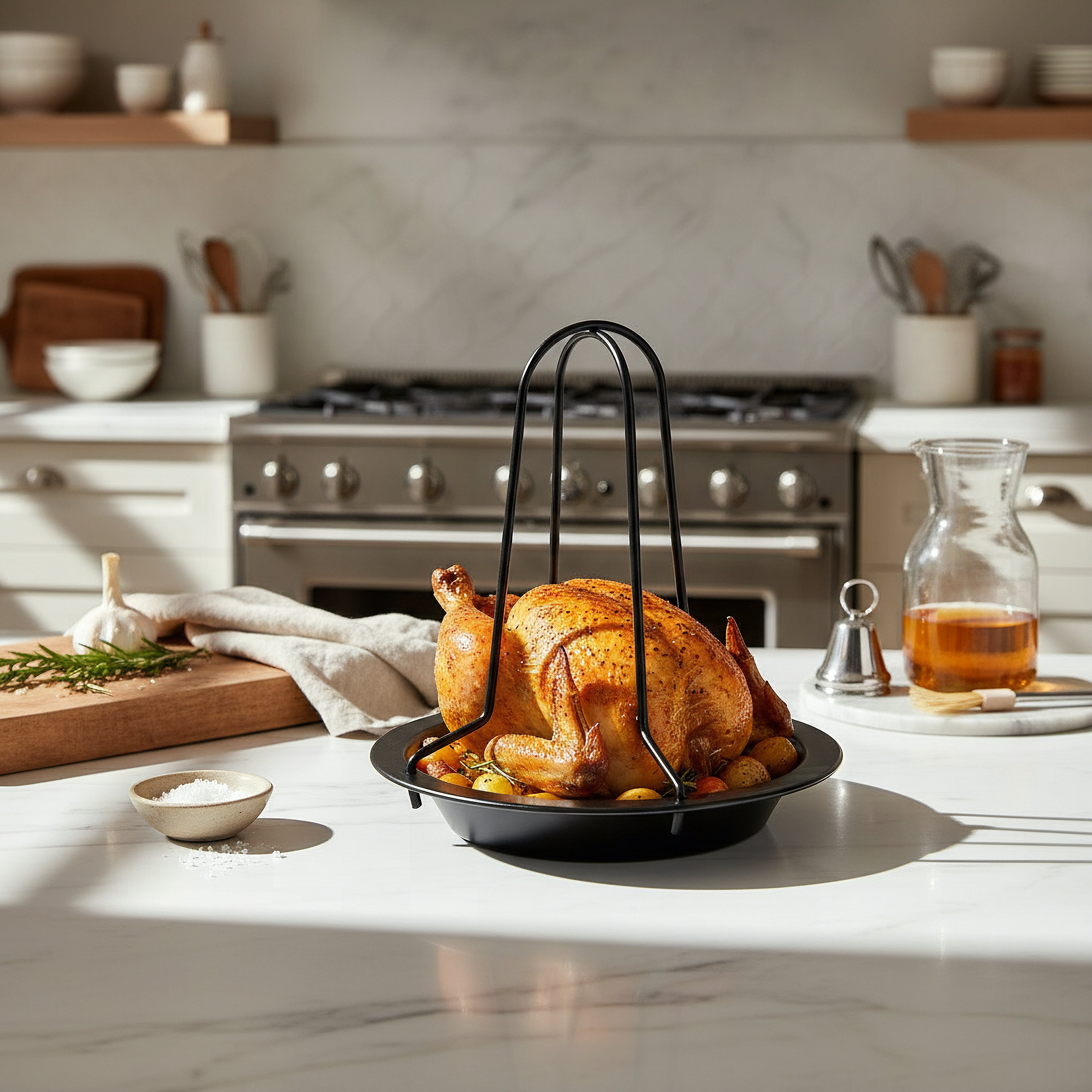 BakeOlogy Chicken Roasting Pan - 18x20 cm-hbxkitchen-bakeware-image-4