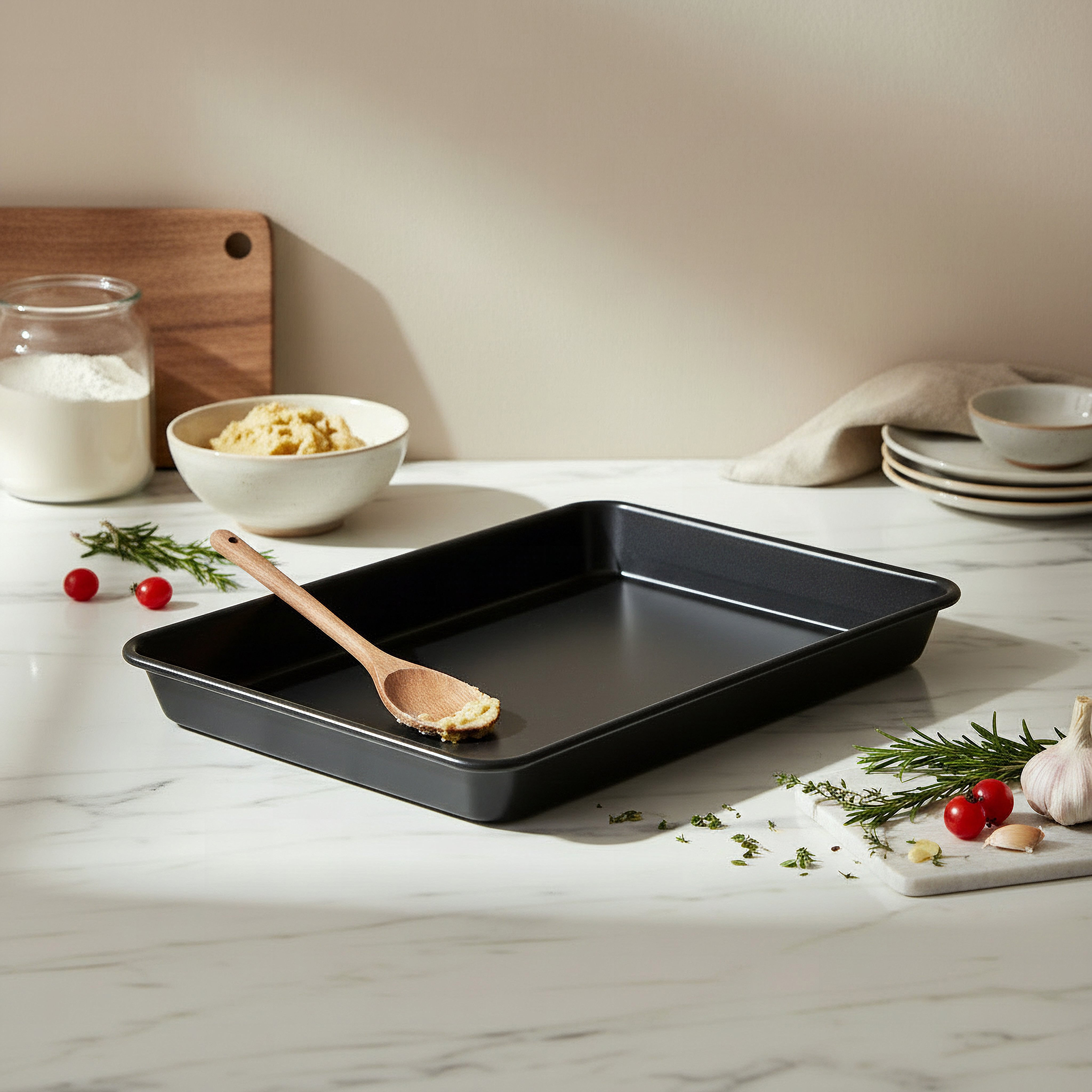 صينية خبز مستطيلة من بيكيولوجي - 32x22 سم-hbxkitchen-bakeware-image-4