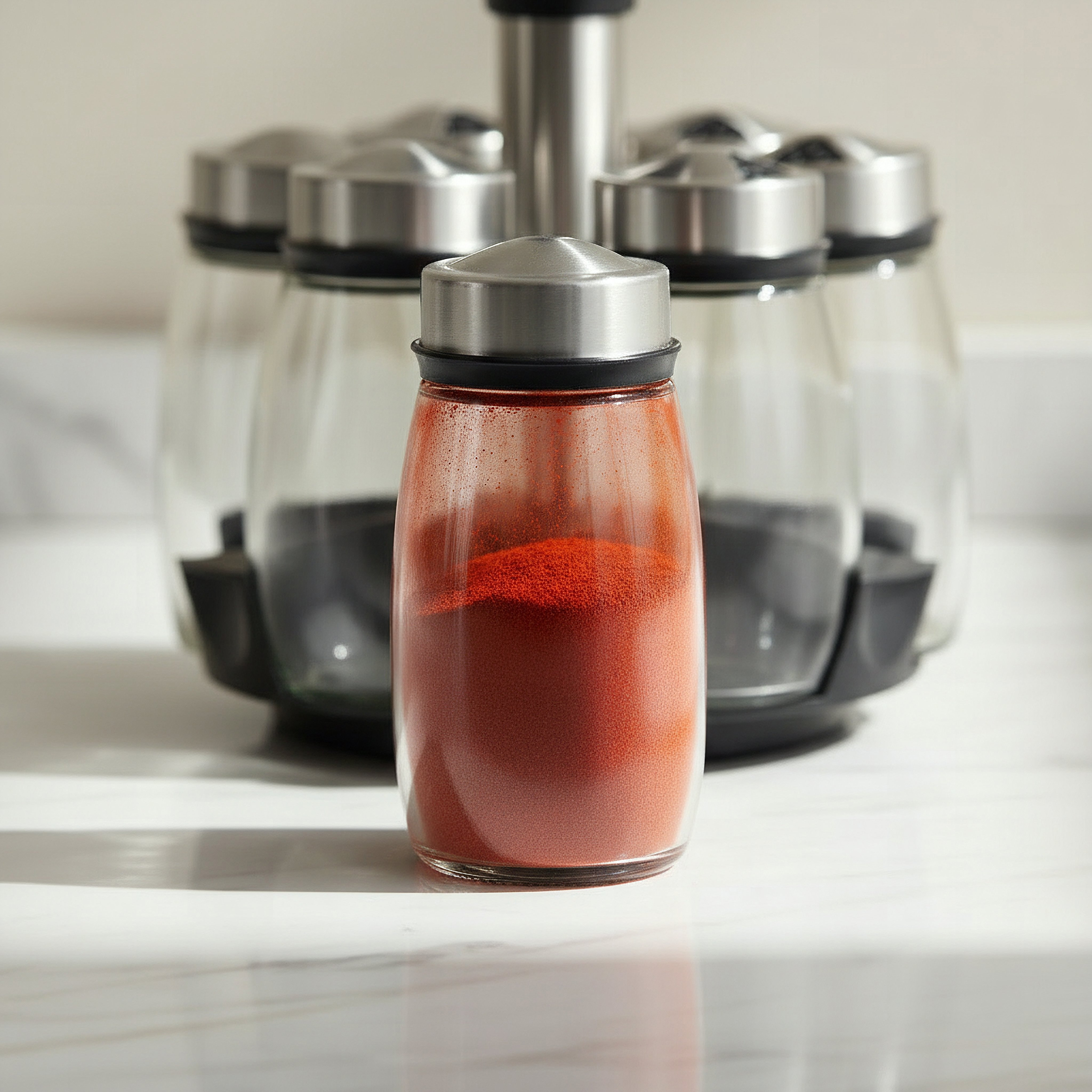 منظم دوار مع جرات توابل 6 قطع من إسنشيال-hbxhomeware-hbxkitchen-image-3
