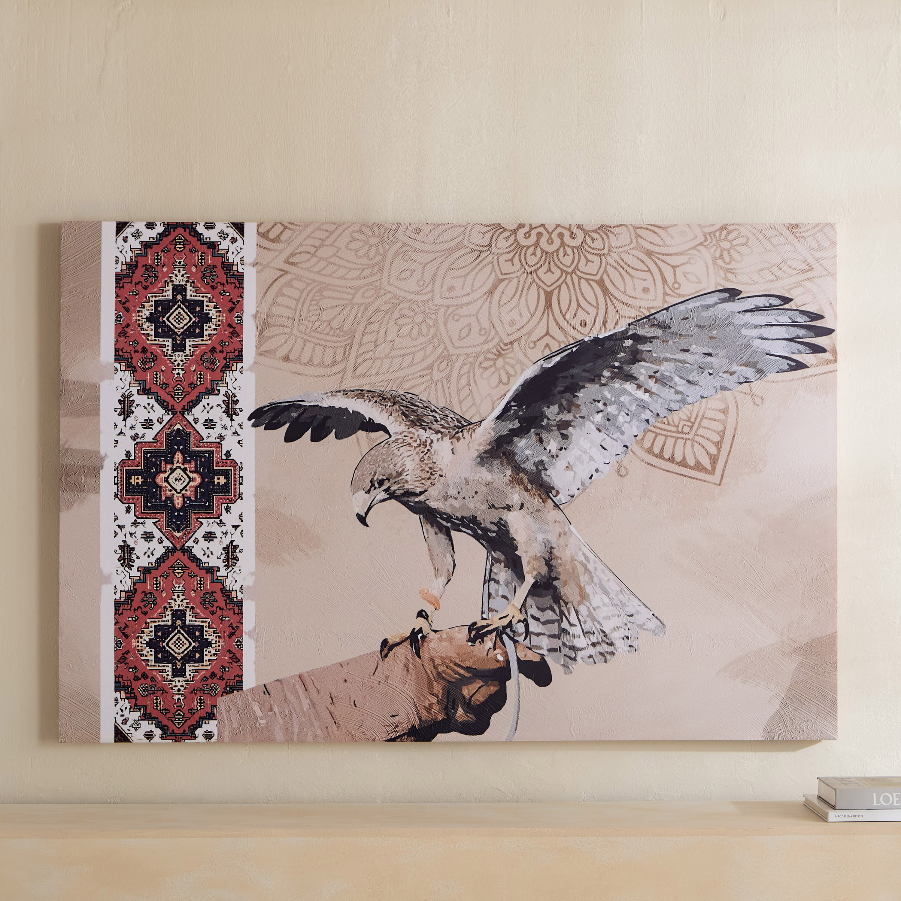 Madiha 100% Printed Arabic Wall Art - 120x3x80 cm-hbxhomeware-homedecor-figurinesandornaments-image-6