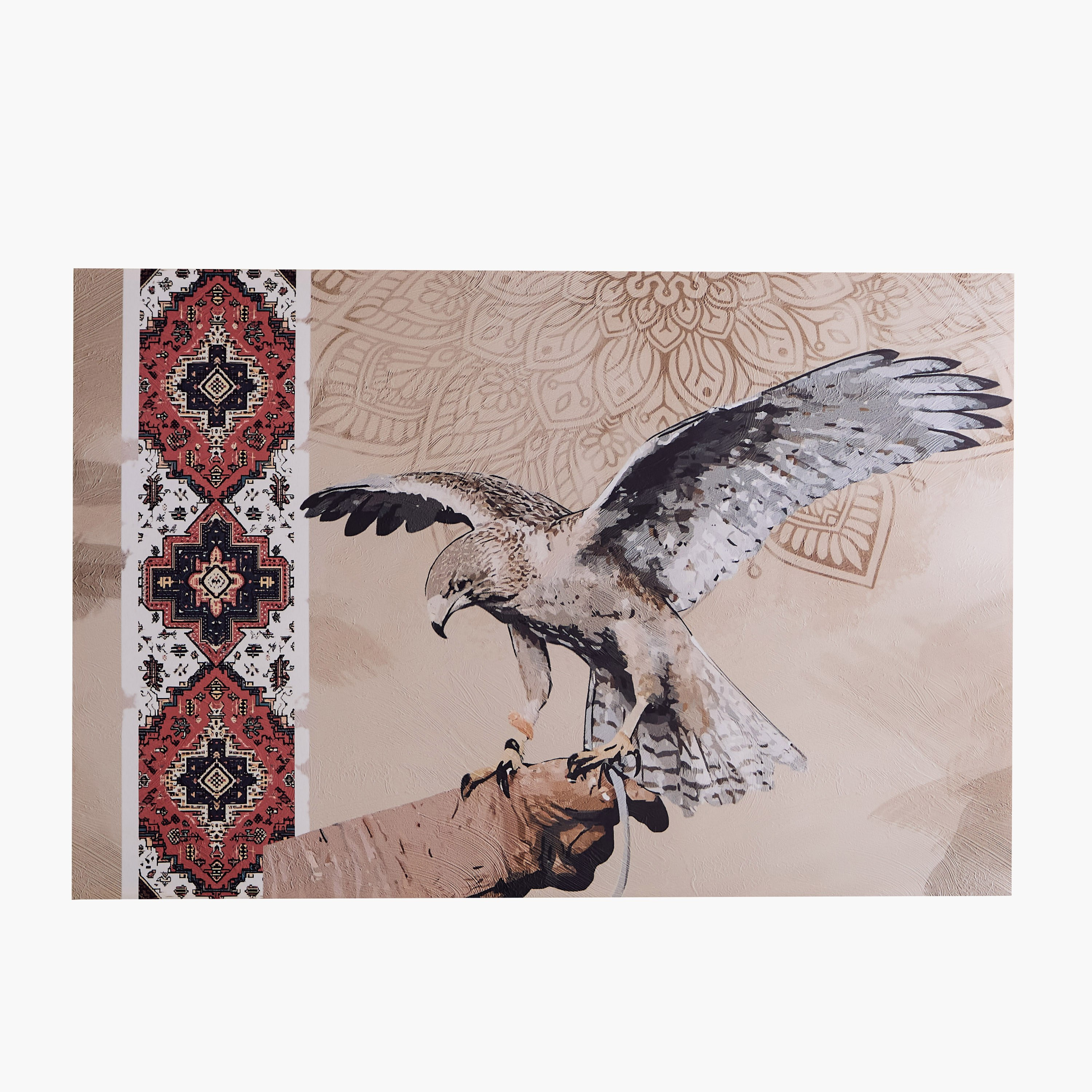 Madiha 100% Printed Arabic Wall Art - 120x3x80 cm-hbxhomeware-homedecor-figurinesandornaments-image-9