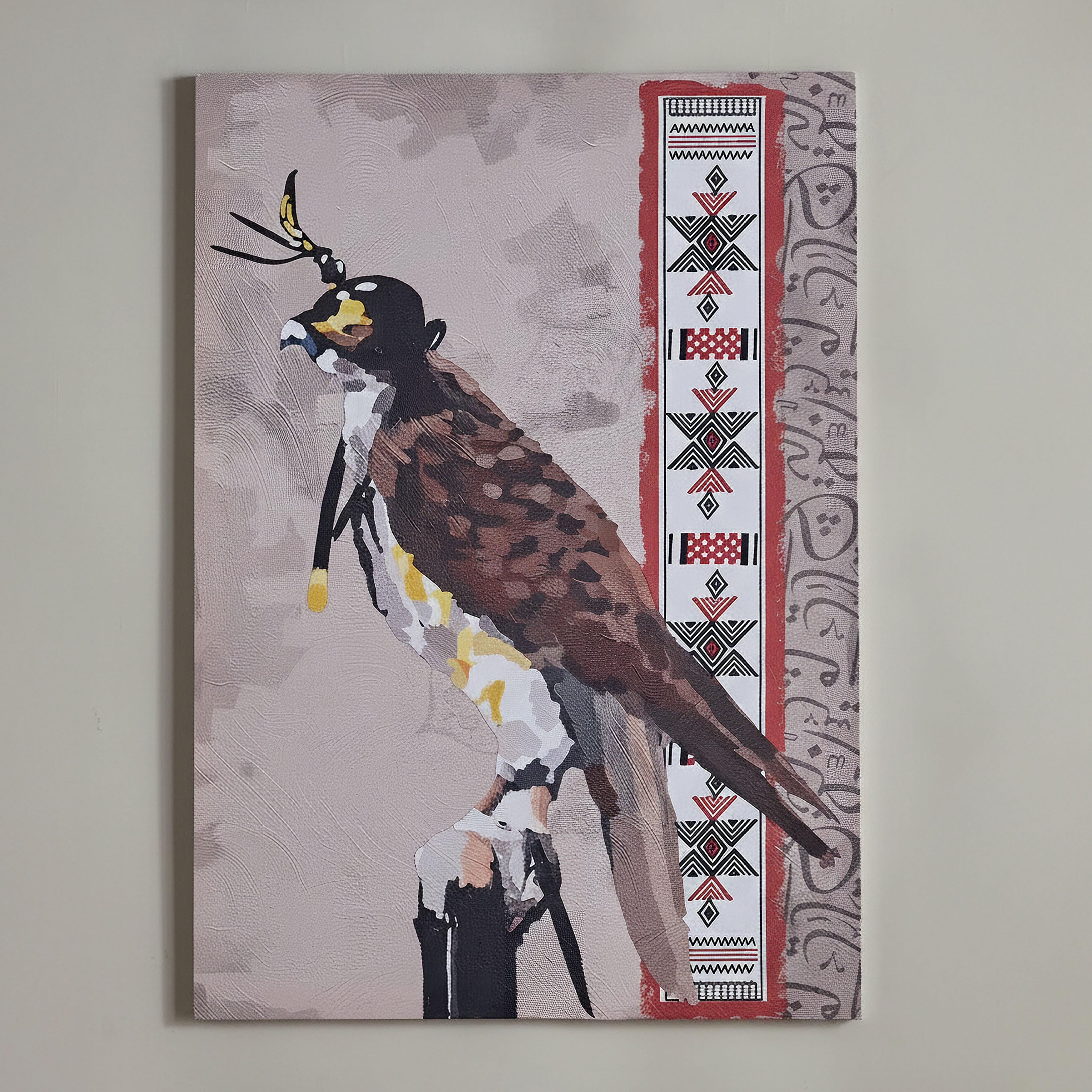 Madiha 100% Printed Arabic Wall Art - 50x1.8x70 cm-hbxhomeware-homedecor-figurinesandornaments-image-1