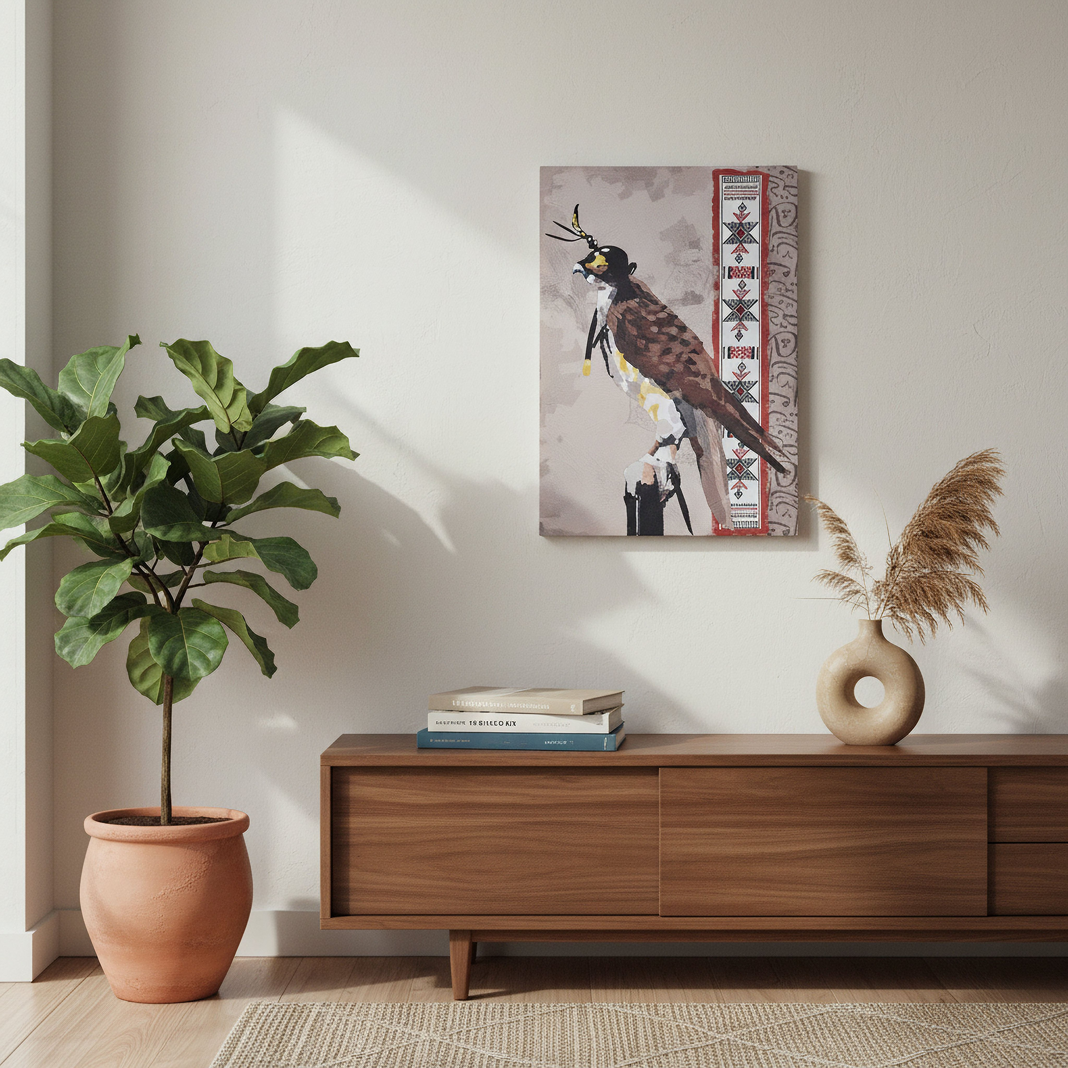 Madiha 100% Printed Arabic Wall Art - 50x1.8x70 cm-hbxhomeware-homedecor-figurinesandornaments-image-4
